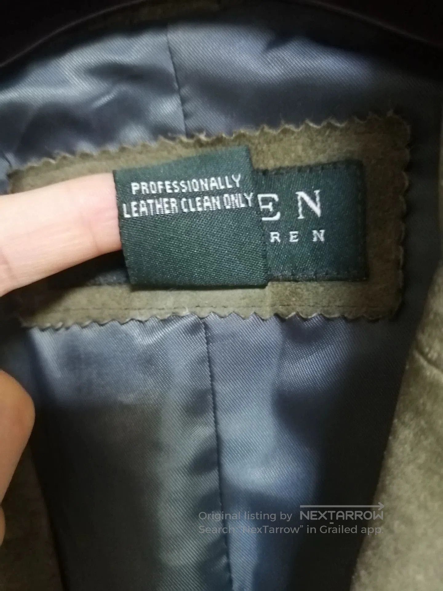 Polo Ralph Lauren Vintage Ralph Lauren Leather Blazer. Size XL / US 12-14 / IT 48-50 - 7 Thumbnail