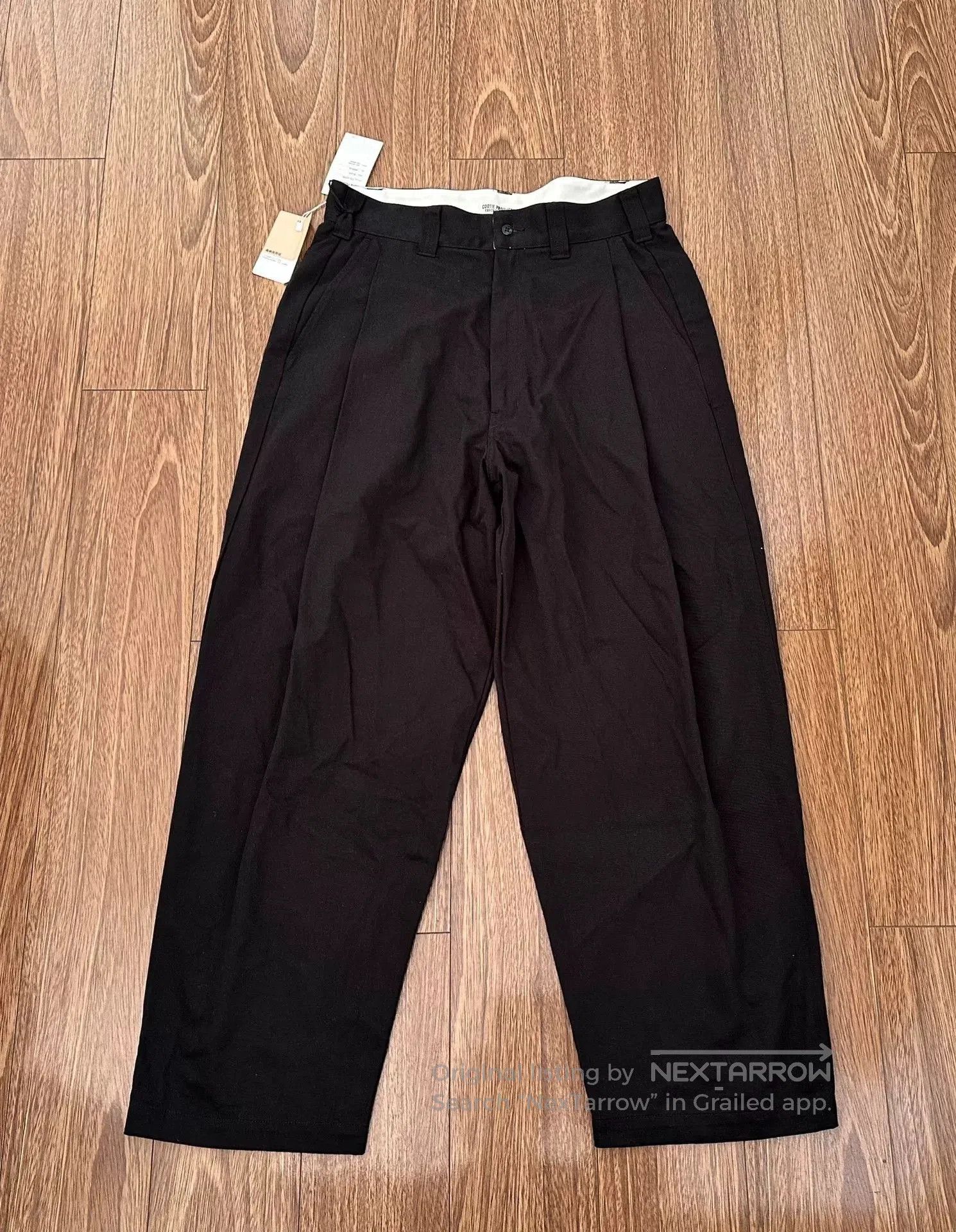 Japanese Brand cootie productions wide easy trousers black. Size US 30 / EU 46 - 1 Thumbnail