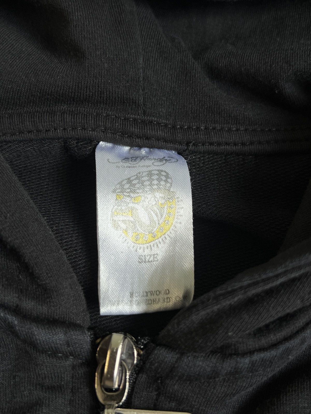 Christian Audigier Ed Hardy by Christian Audigier Big Logo Y2k Zip Hoodie Size S / US 4 / IT 40 - 13 Thumbnail