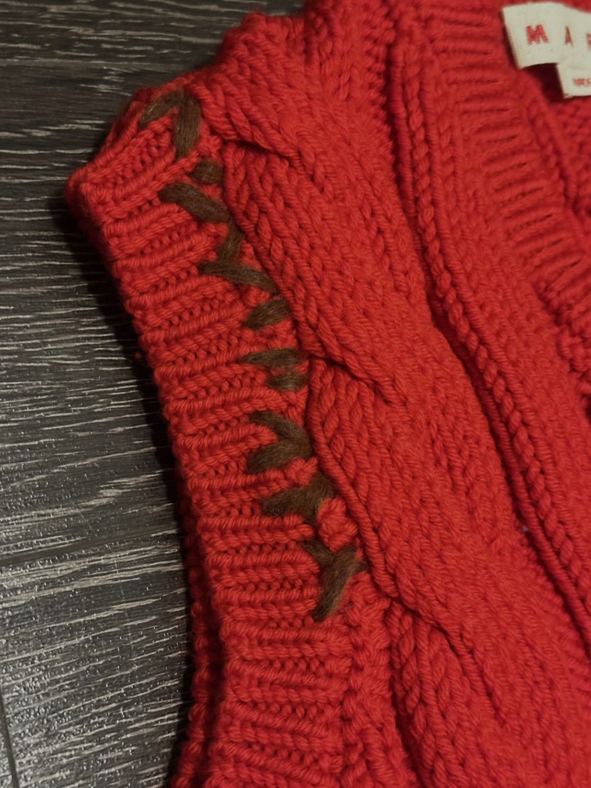 Marni Marni Cable Knit Wool Vest Size US M / EU 48-50 / 2 - 4 Thumbnail