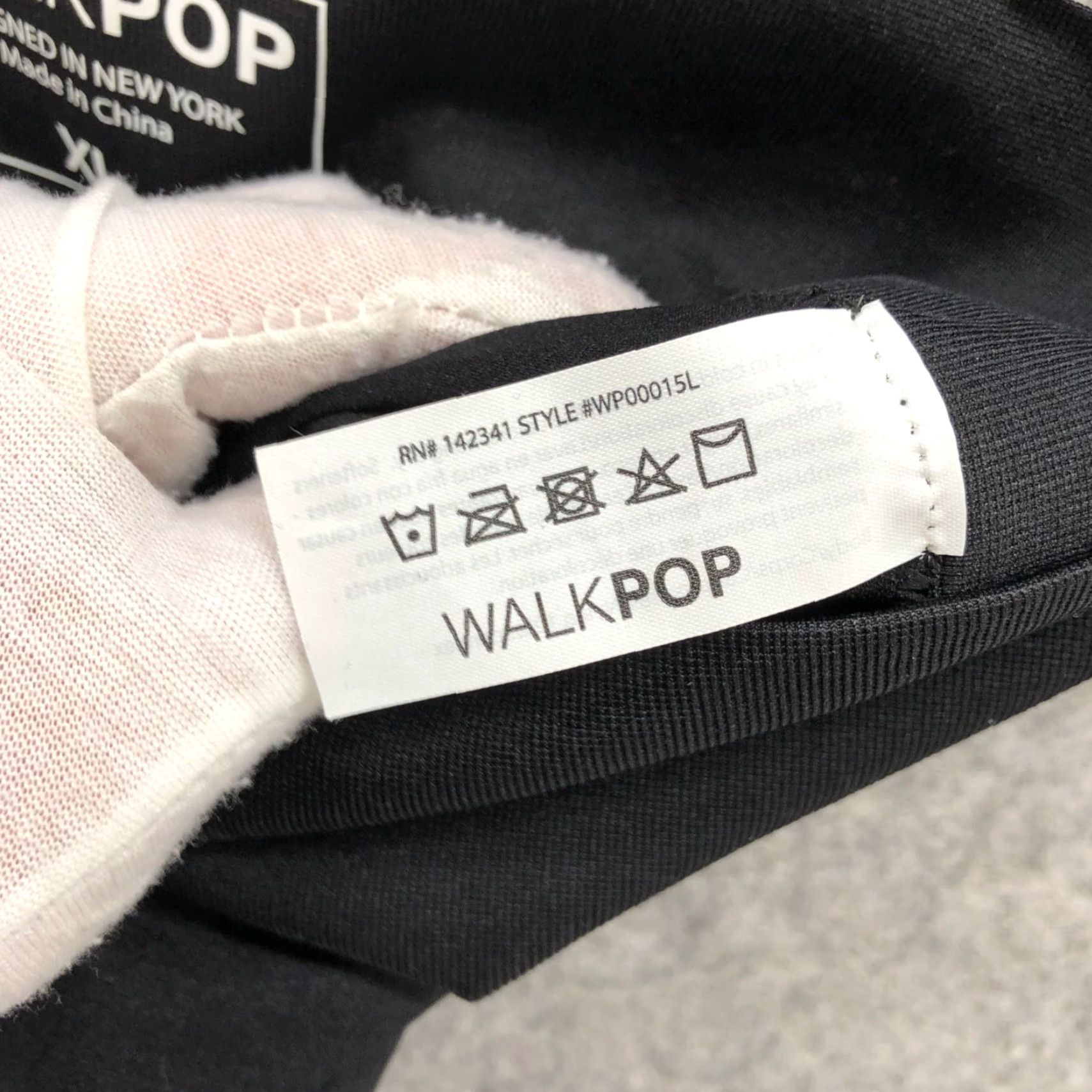 Vintage Walkpop Leggings - Womens High Rise Seamless Yoga Activewear, Black, XL, Ankle Inseam 24 in Size 40" / US 18 - 6 Thumbnail
