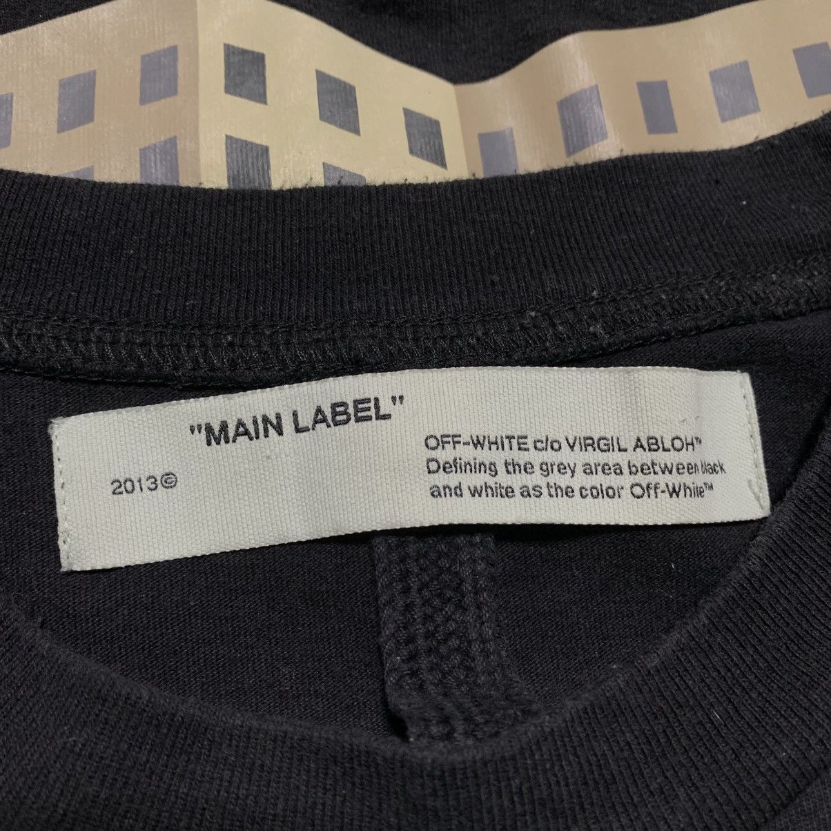 Off-White Off White Medium Rationalism Black Tee Virgil Abloh Size US M / EU 48-50 / 2 - 5 Thumbnail