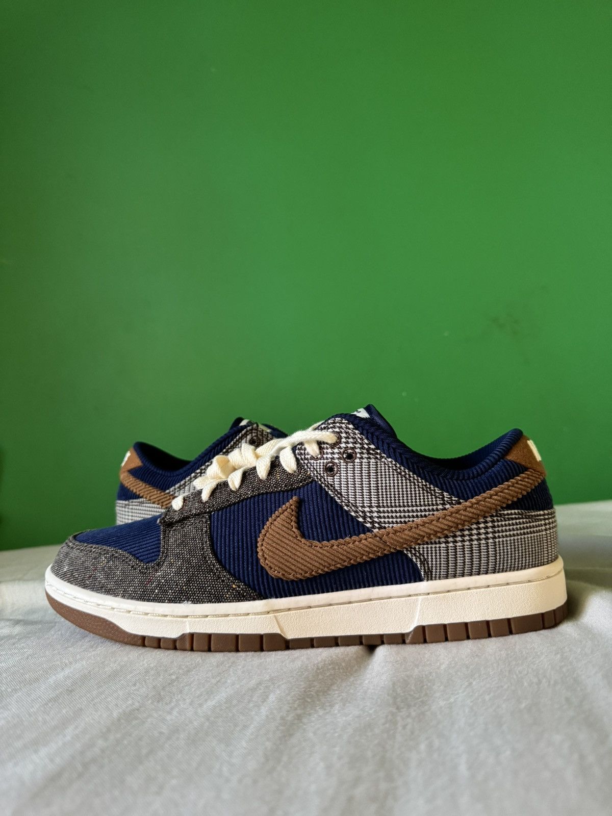 Nike Nike dunk low tweed corduroy 2023 Size US 9.5 / EU 42-43 - 1 Thumbnail