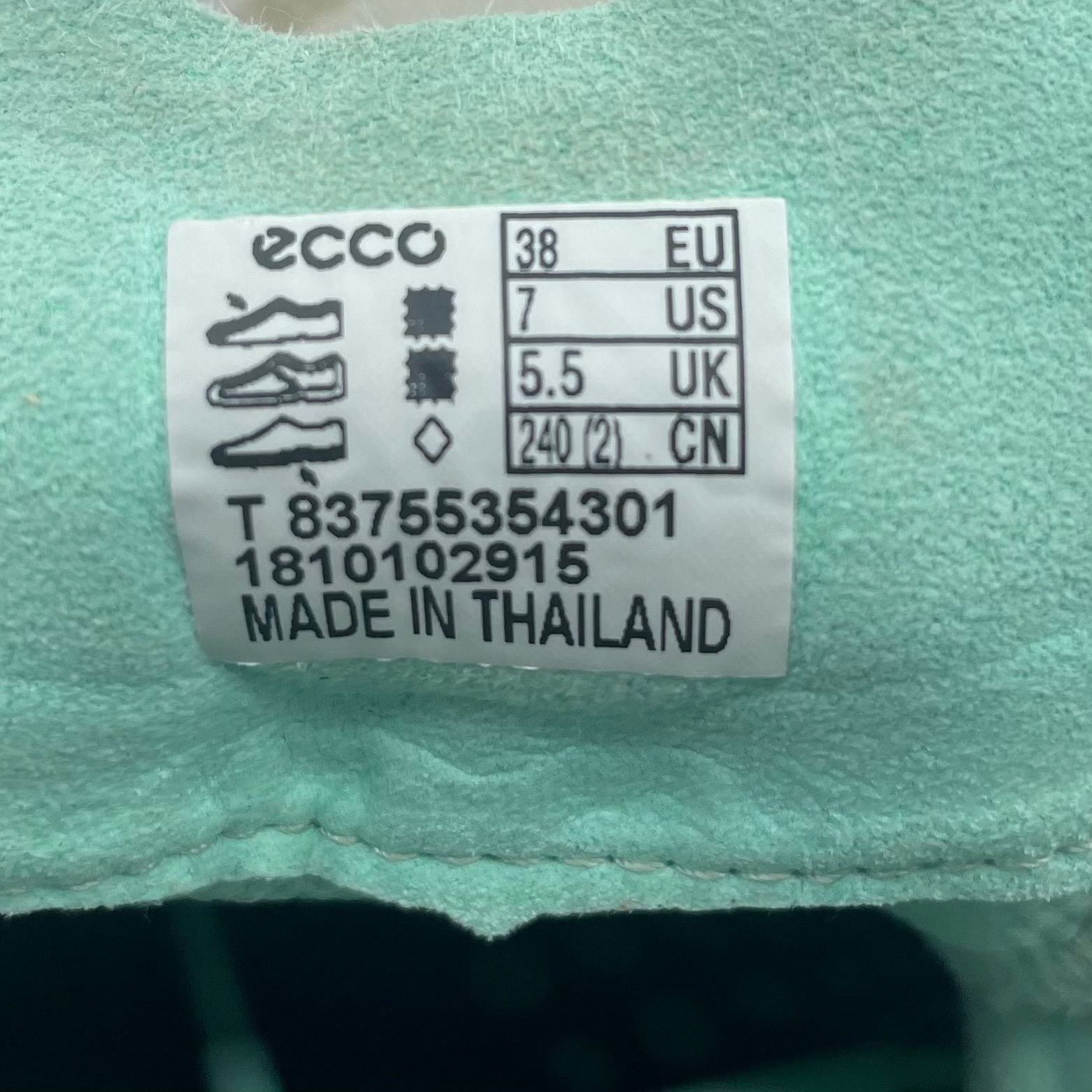 Ecco ECCO Biom Fjuel Tie Motion Walking Running Comfort Shoes 7 Size US 7 / IT 37 - 7 Thumbnail