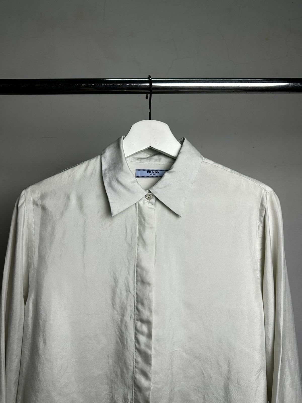 Prada Prada Silk Button Shirt Size US M / EU 48-50 / 2 - 6 Thumbnail