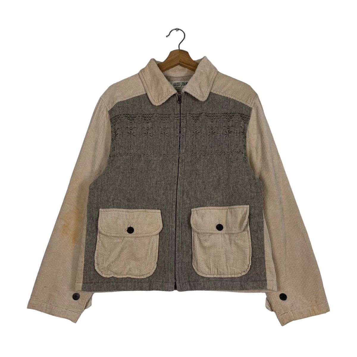 Guess GUESS JEANS USA Classic Design Corduroy Jacket #0600-C28 Size US M / EU 48-50 / 2 - 1 Thumbnail