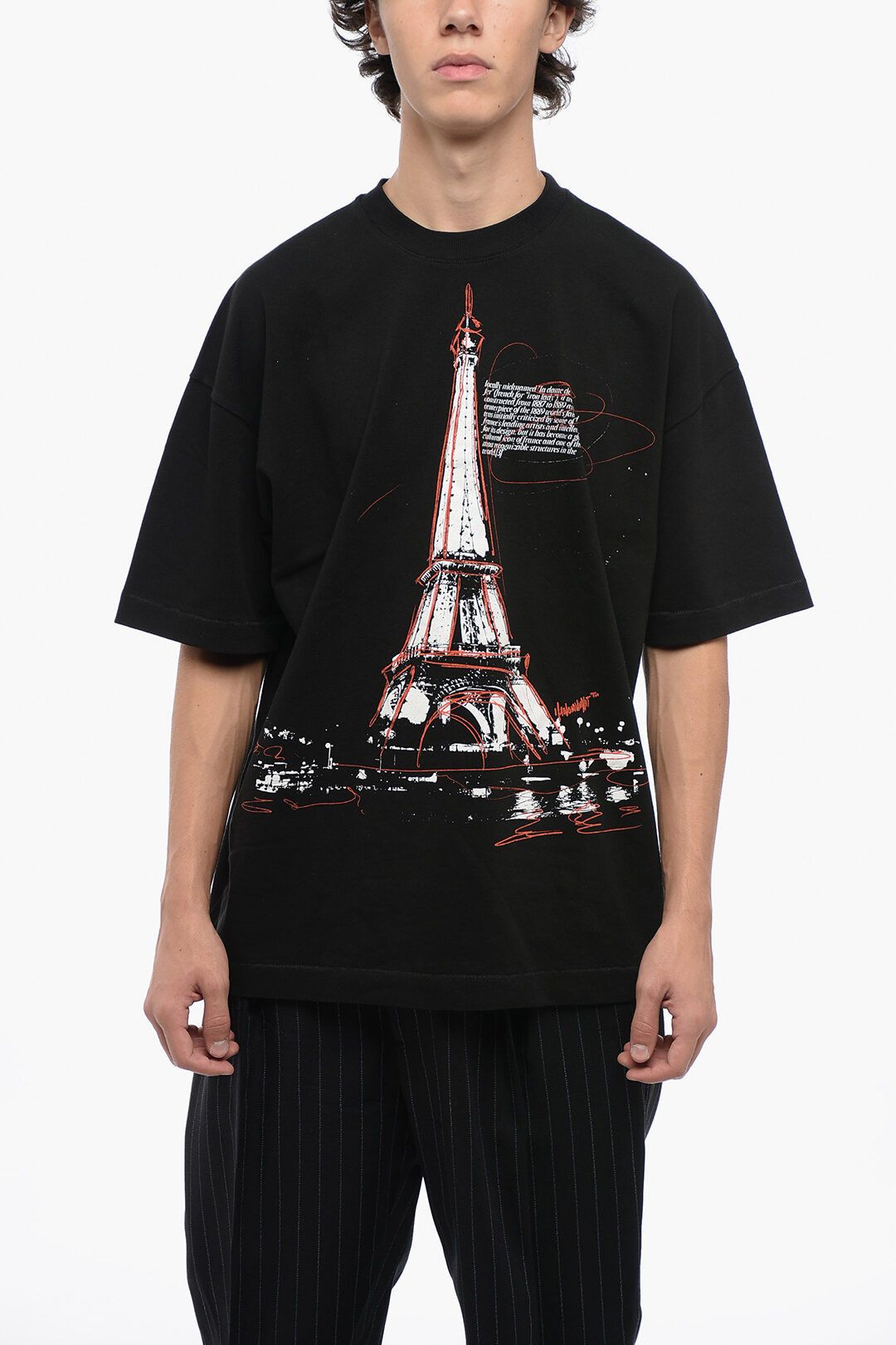 1989 STUDIO og1mm1024 Cotton Crewneck T-Shirt in Black Size US XL / EU 56 / 4 - 1 Thumbnail