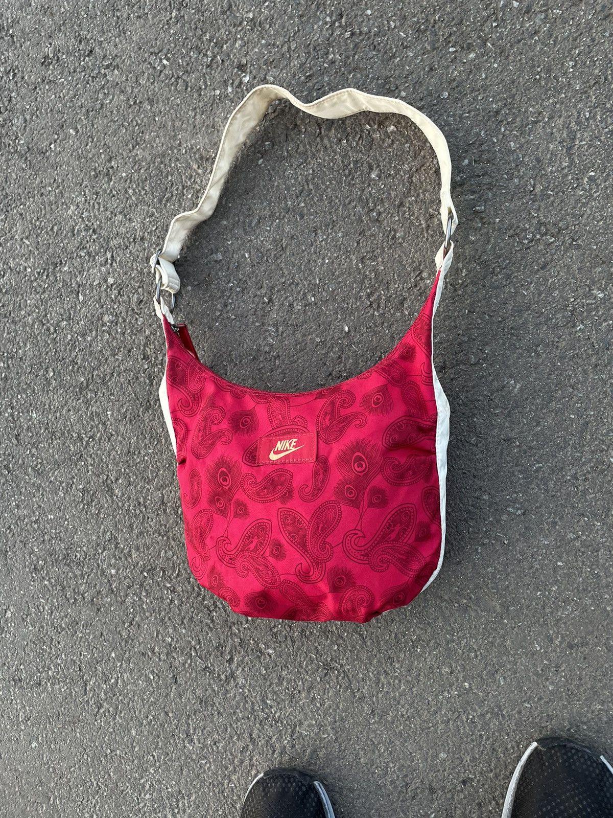 Vintage 🔥 Vintage Nike Crossbody Shoulder Bag Nylon Messenger Y2k🔥 Size ONE SIZE - 5 Thumbnail