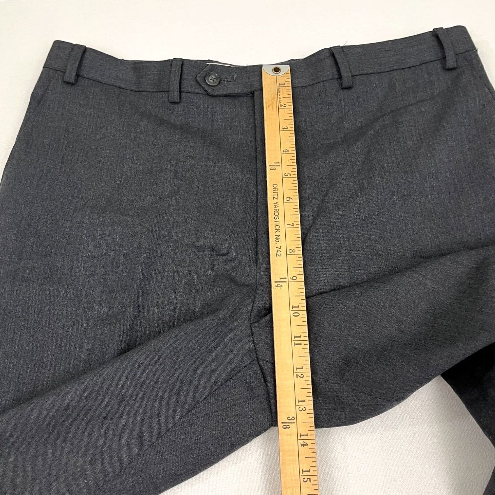 Ralph Lauren Lauren Ralph Lauren Pants Mens 36 x 30 Gray Wool Pleated Trousers Slacks Career Dress Pants Regular 36 Gray Wool Preppy Classic Outdoor Mens Size US 36 / EU 52 - 7 Thumbnail