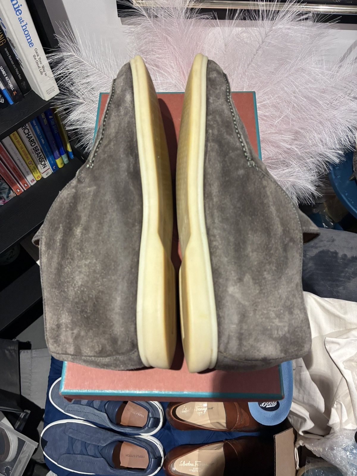 Loro Piana Loro piana grey open walk uk 8.5 eu 42.5 Size US 9.5 / EU 42-43 - 3 Thumbnail