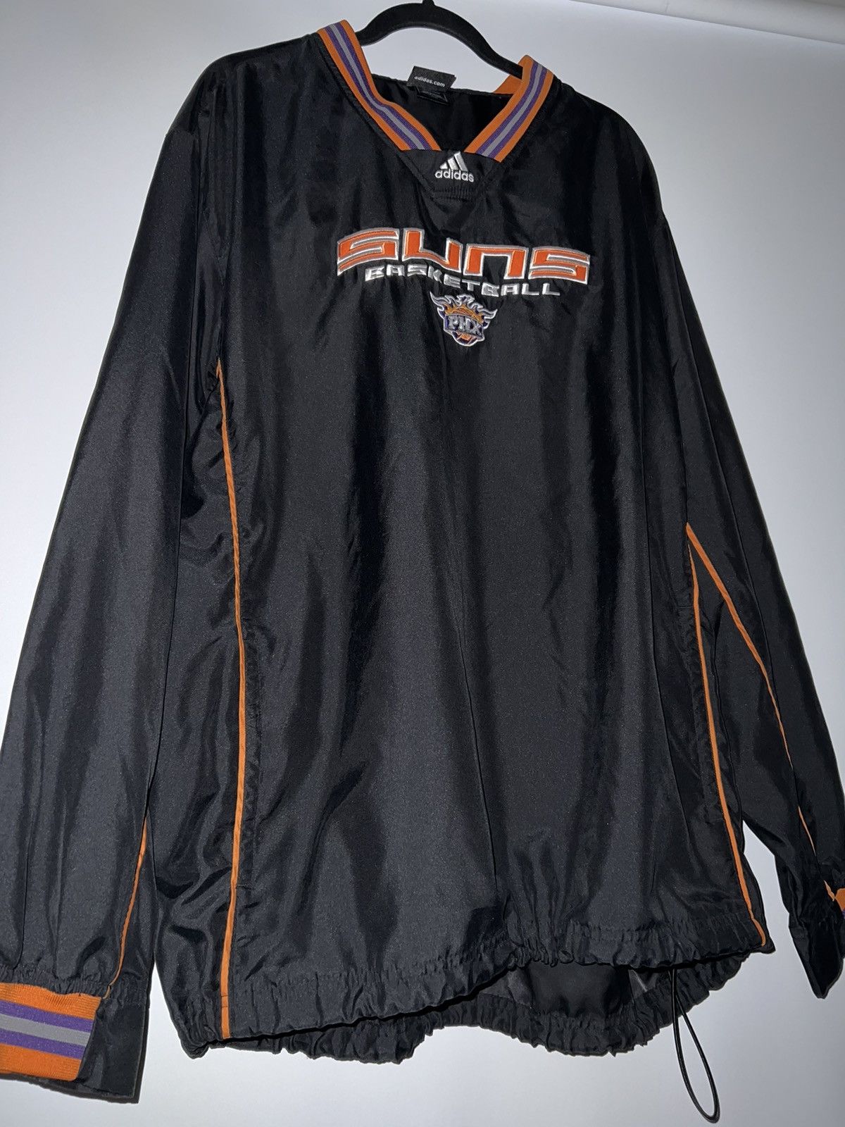 Adidas × NBA Phoenix Suns Adidas Pullover Jacket Windbreaker Size US XL / EU 56 / 4 - 4 Thumbnail