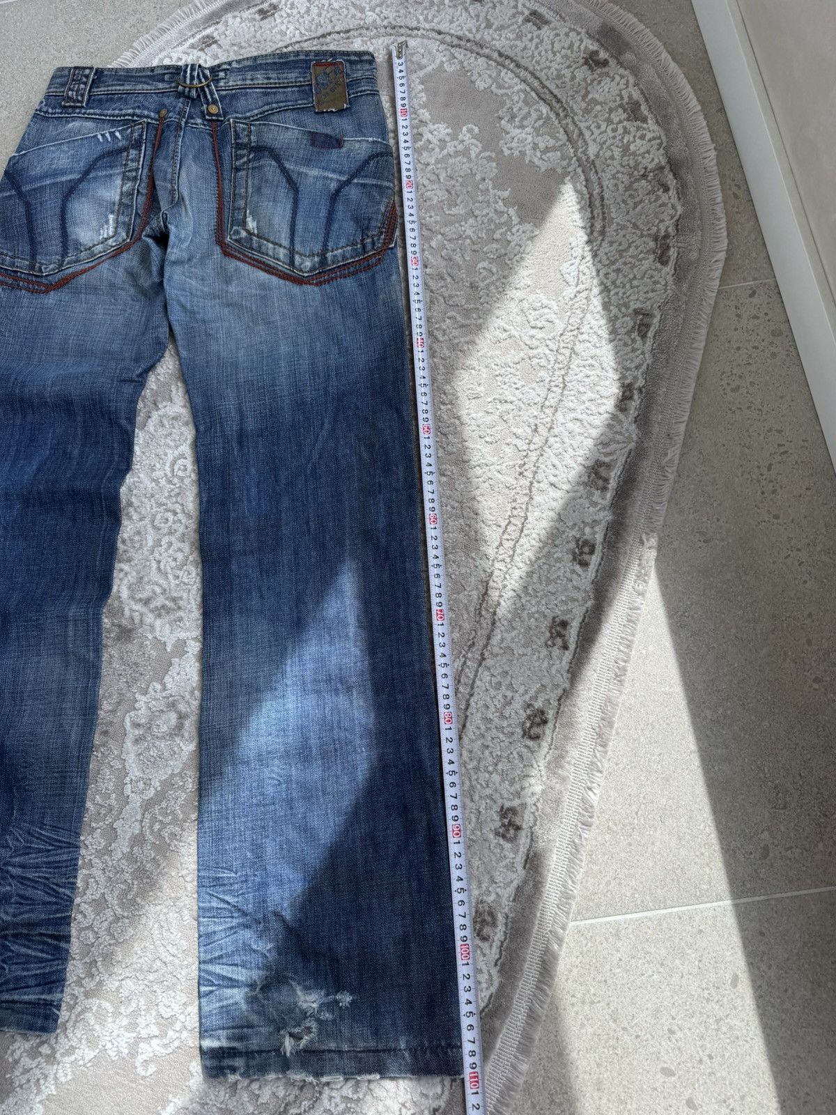 Miss Sixty Archive Miss Sixty Distressed Denim – Y2K Utility Style Size 29" - 3 Thumbnail