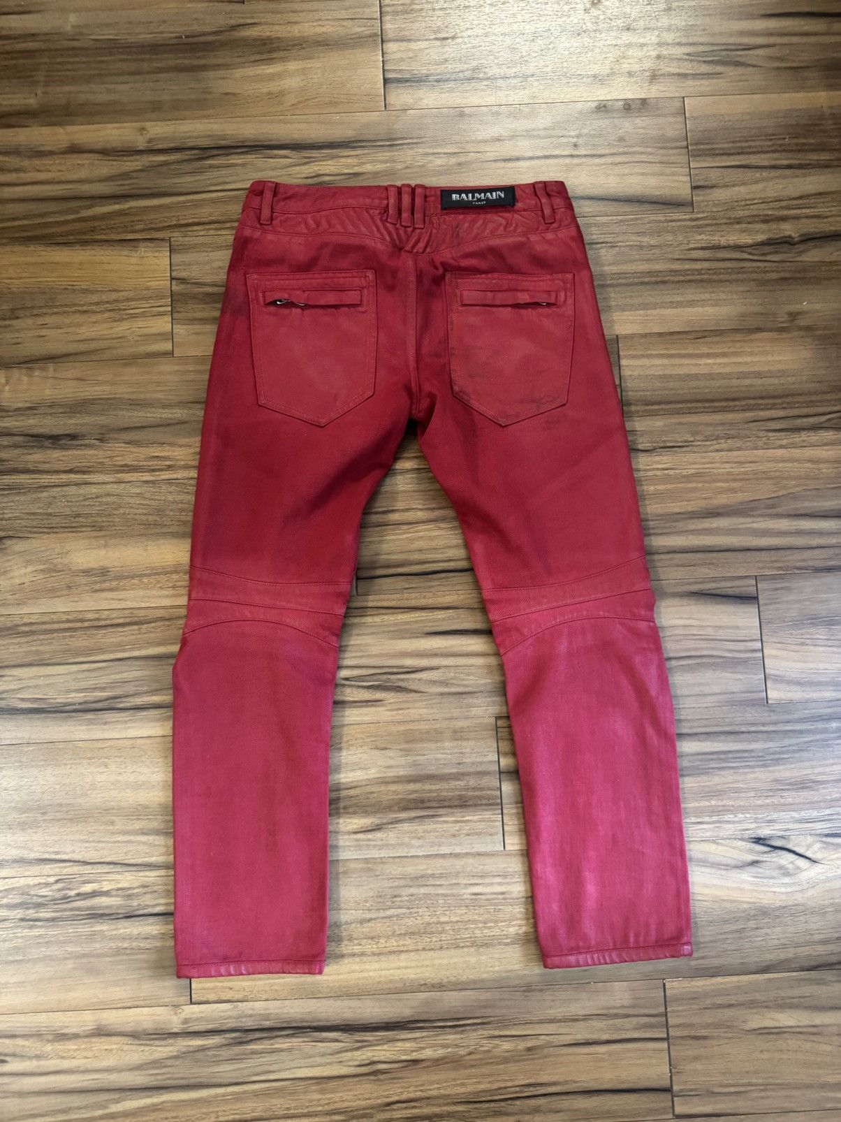 Balmain Decarnin Era Biker Jeans Size US 29 - 4 Thumbnail