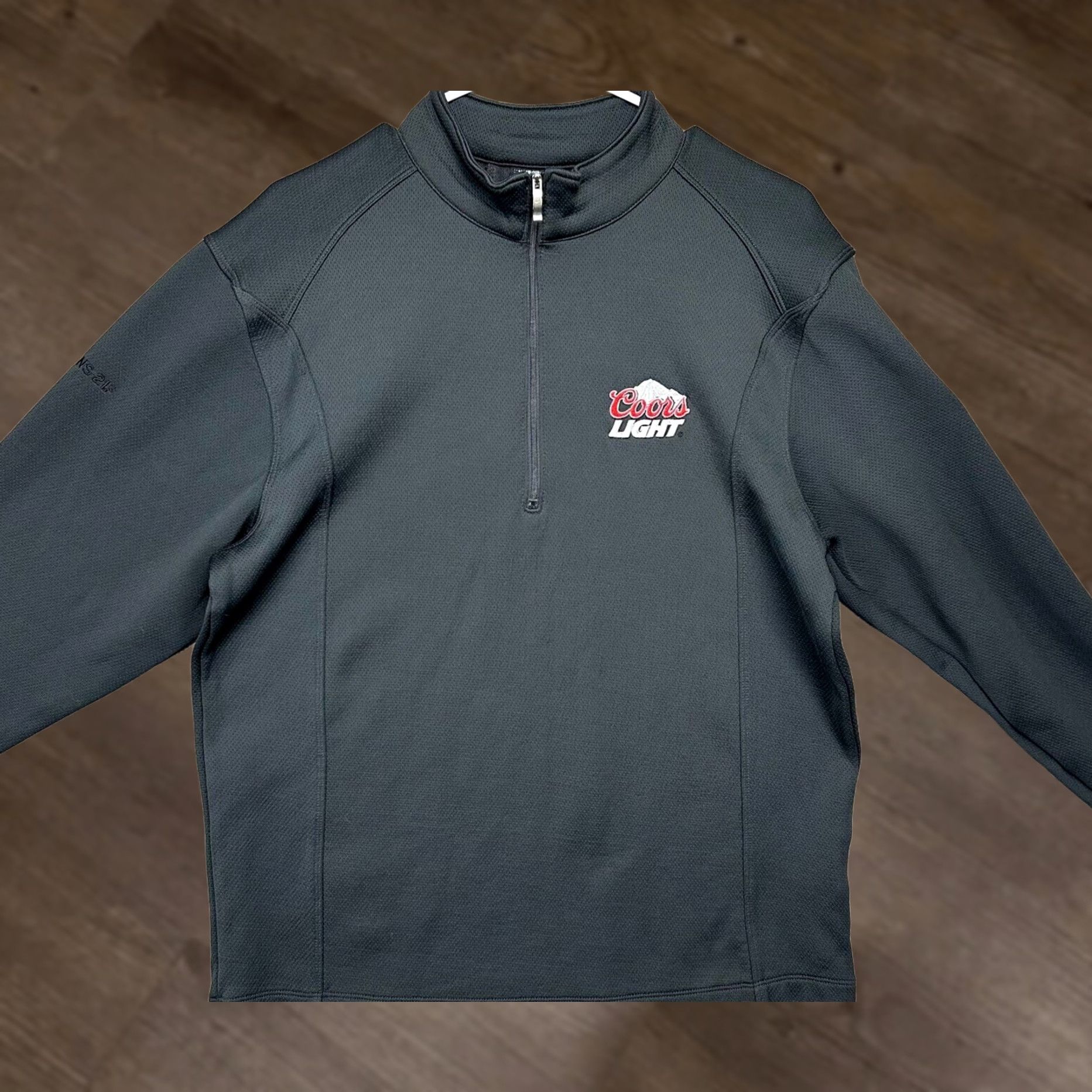 Nike Nike Golf Sweater Pullover Adult Medium Black Quarter Zip Logo Mens Sweatshirt Size US M / EU 48-50 / 2 - 1 Thumbnail