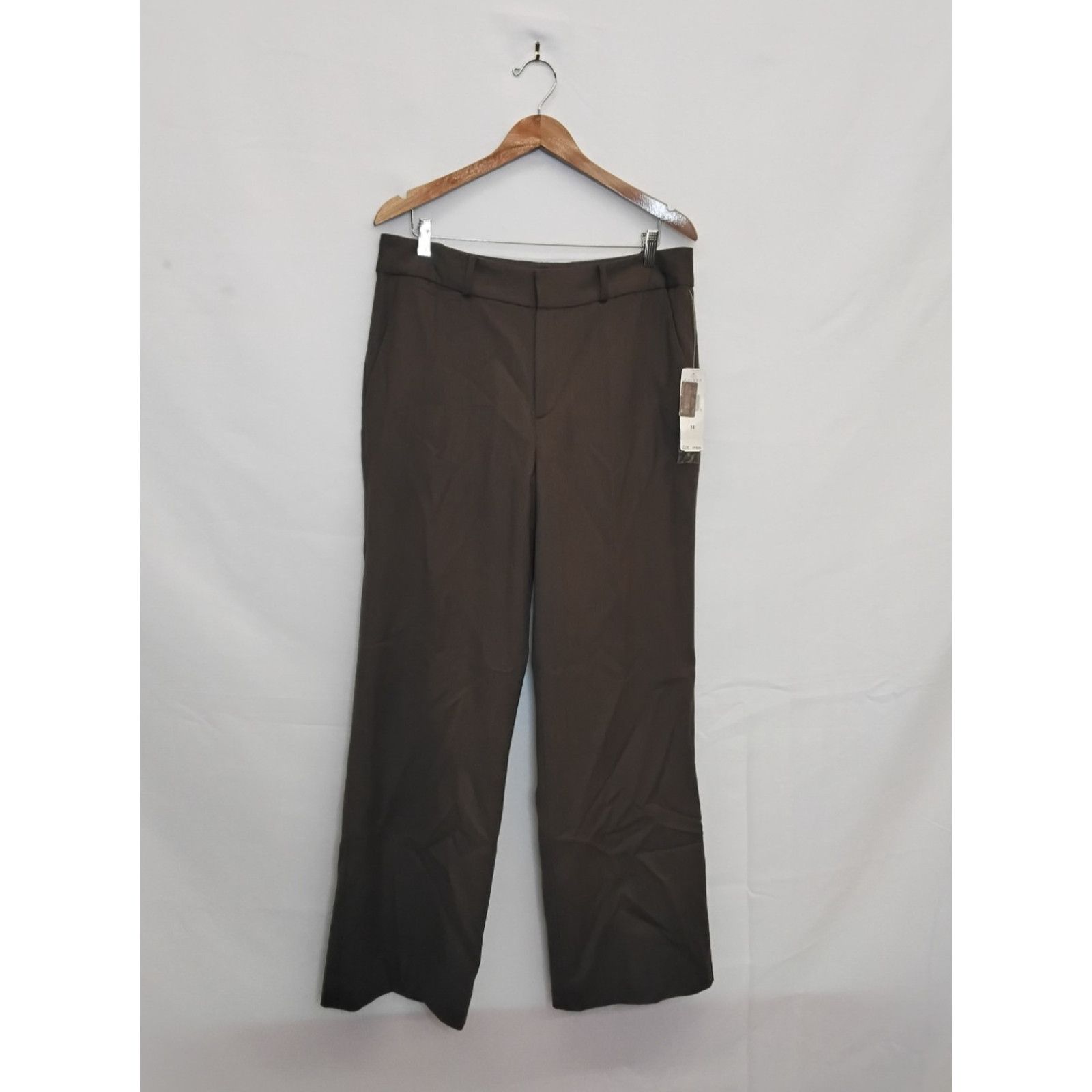 Lauren Ralph Lauren Lauren Ralph Lauren Pants Women's 14 Brown Herringbone NWT Size 36" / US 14 / IT 50 - 2 Thumbnail