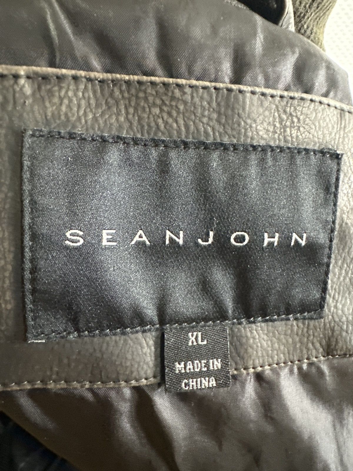 Sean John Sean John Vegan Leather Hooded Bomber Jacket Full Zip Size US XL / EU 56 / 4 - 10 Thumbnail