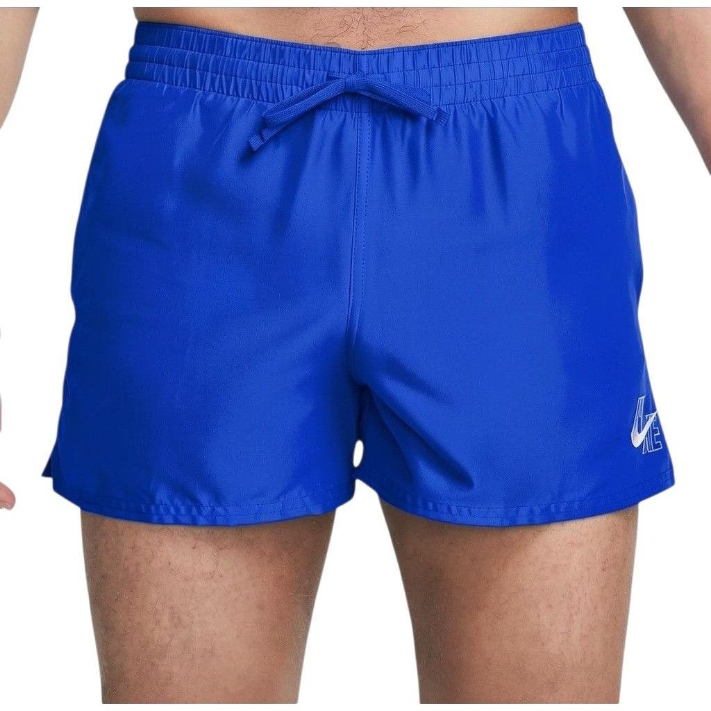 Nike Nike Swim Blue Essential 3" Volley Shorts NESSD452-504 Mens Size US 30 / EU 46 - 2 Thumbnail