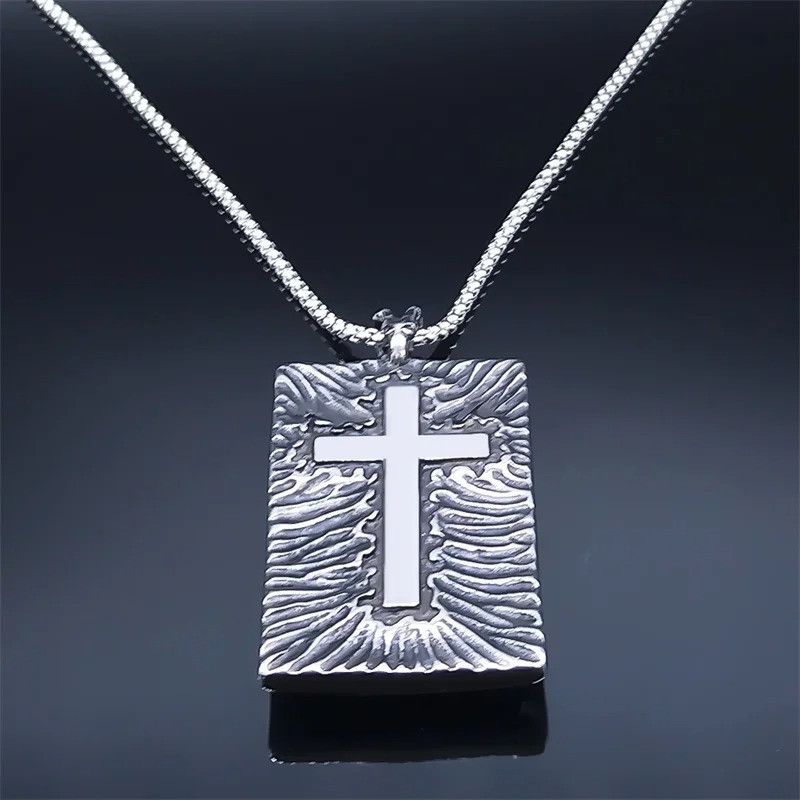 Jewelry Masked Cross Skeleton Skull Necklace Size ONE SIZE - 4 Thumbnail