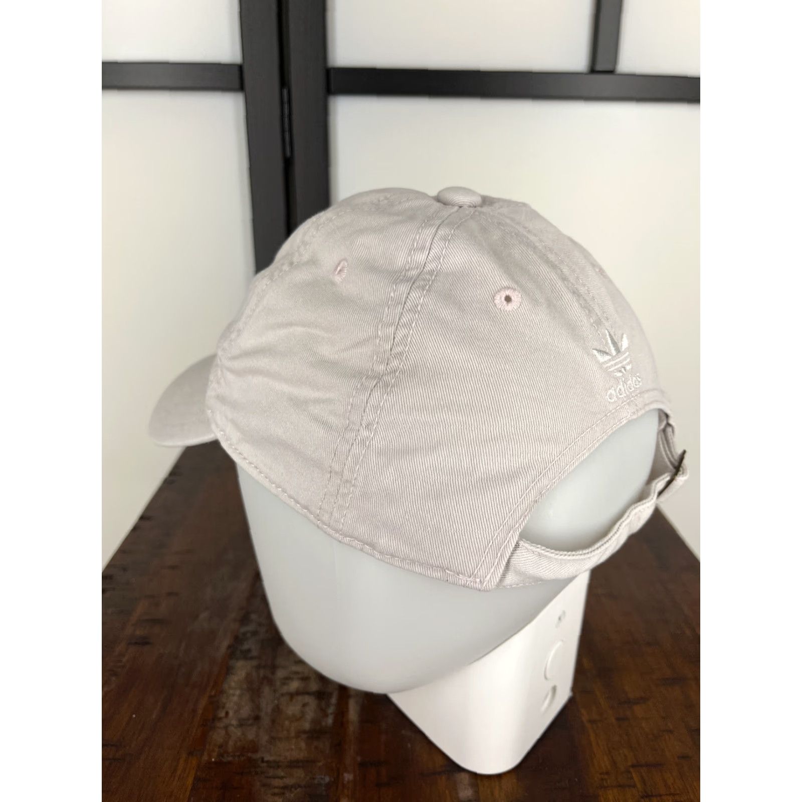 Adidas Adidas Hat Cap Strap Back One Size Light Pink Twill 100% Cotton Trefoil Golf Hat Unisex Adults Mens Womens Boys Girls Size ONE SIZE - 5 Thumbnail