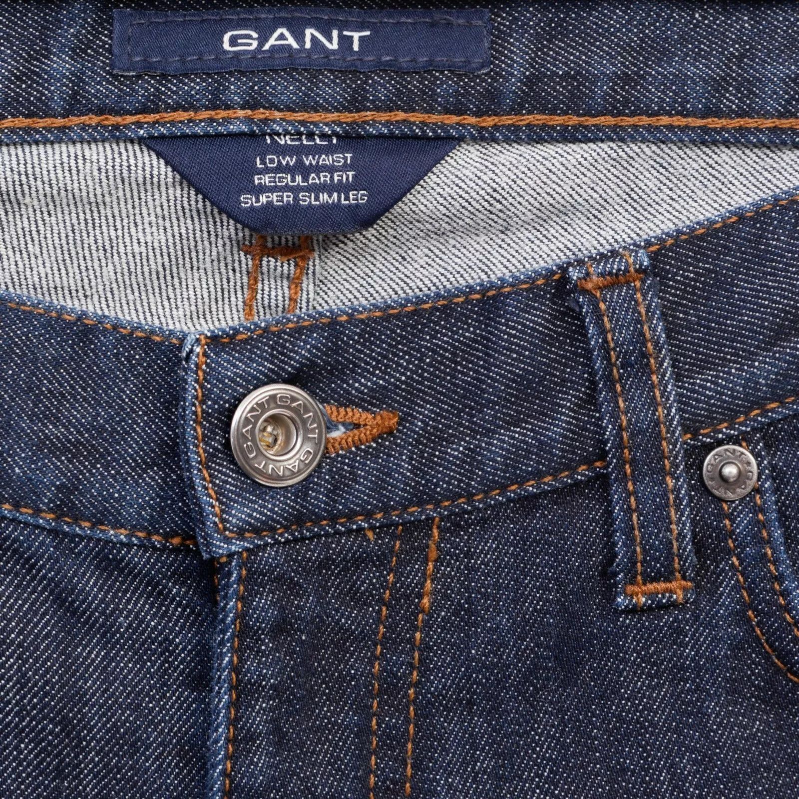 Gant NELLY Women W29 L32 Jeans Low Waist Regular Fit Super Slim Size 29" - 6 Thumbnail
