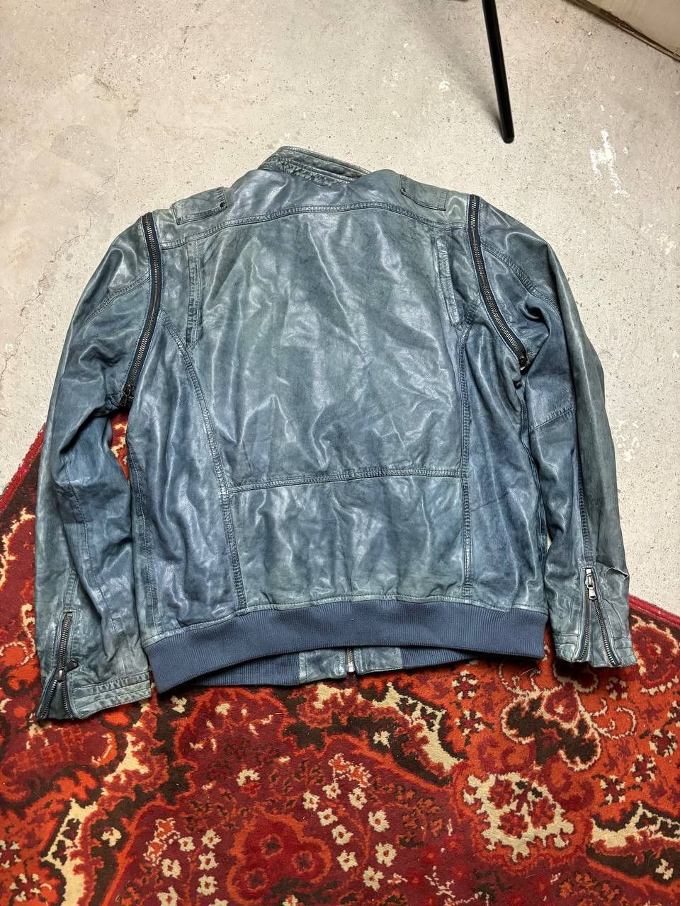 Leather × Vintage Vintage Y2K Denims Goods Leather Biker Poell Style Jacket Size US M / EU 48-50 / 2 - 14 Thumbnail
