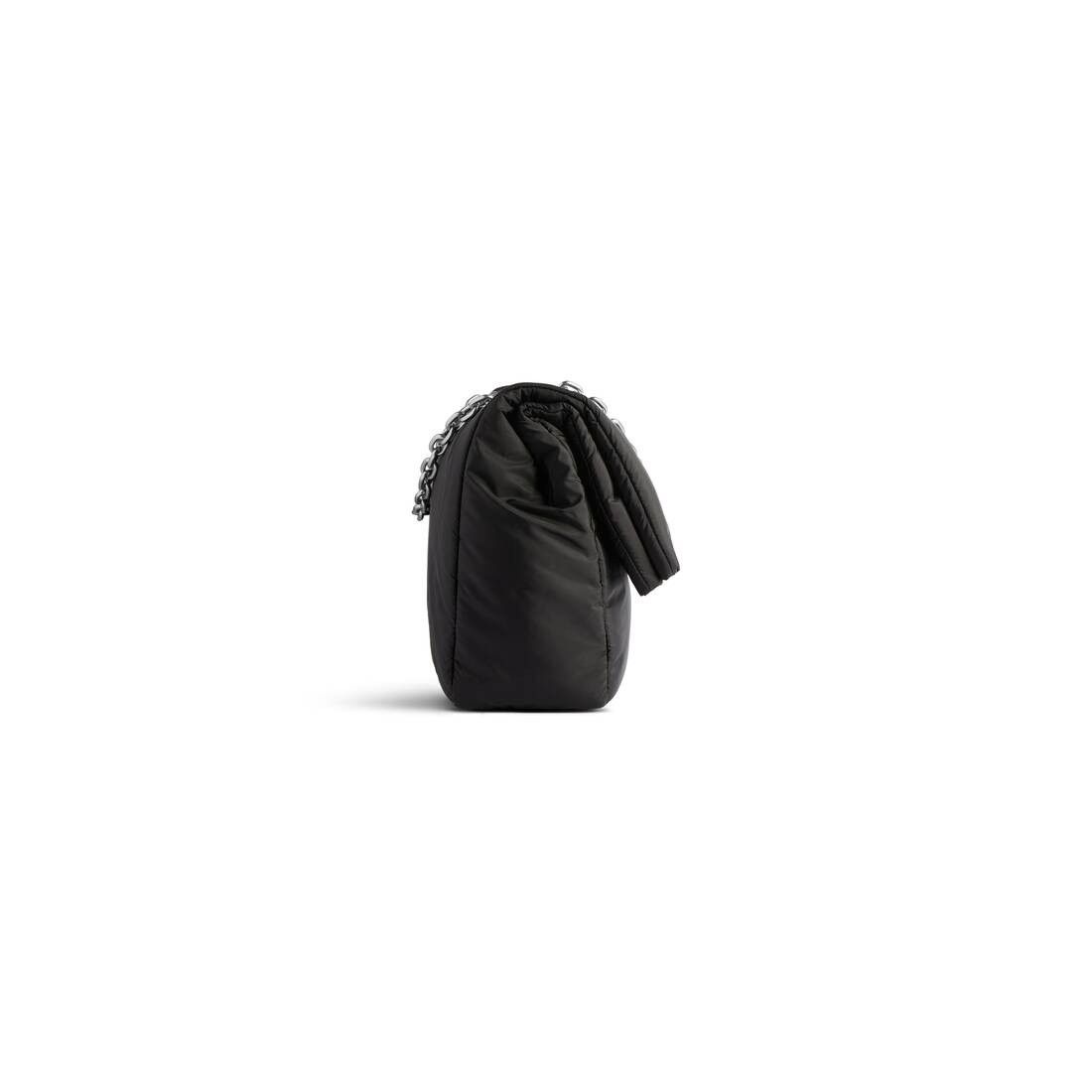 Balenciaga o1mt1gz0125 Size: OS / Monaco Medium Chain Bag in Black Size ONE SIZE - 3 Thumbnail