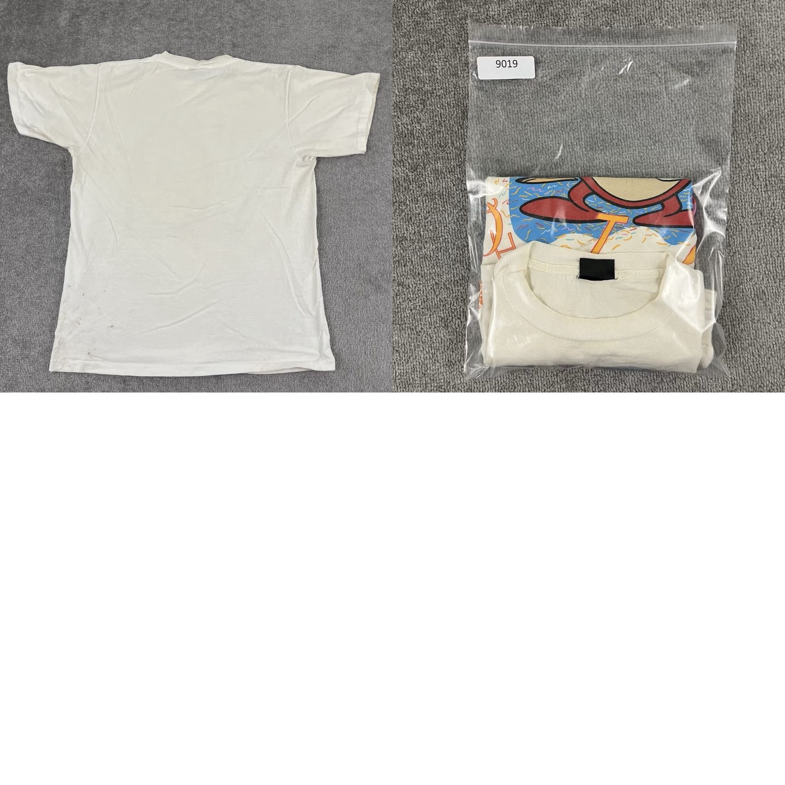 Changes Vintage REN & THE STIMPY Shirt Mens Large White Graphic Tee Sitcom 90s Stained* Size US L / EU 52-54 / 3 - 8 Thumbnail