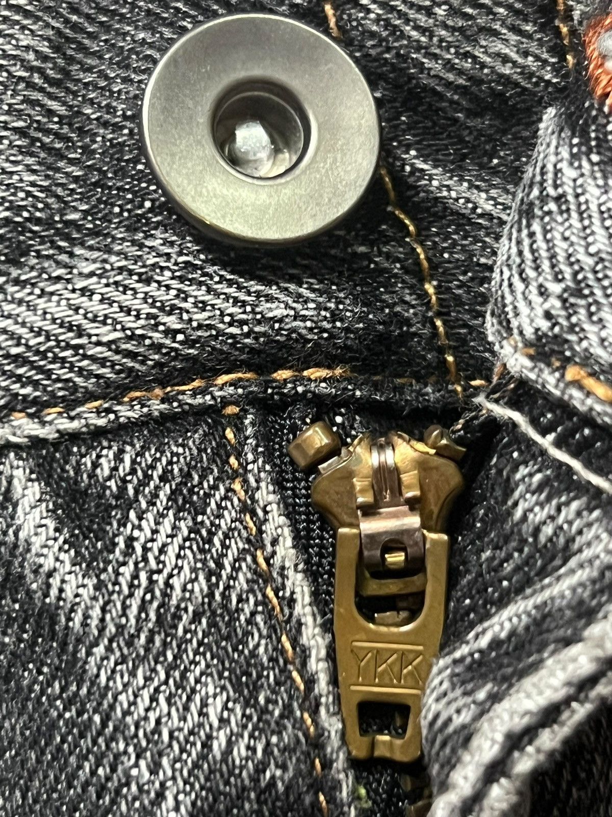 Uniqlo Bootcut Vintage Uniqlo Japan - Black Stone Wash, Distressed Size US 30 / EU 46 - 11 Thumbnail