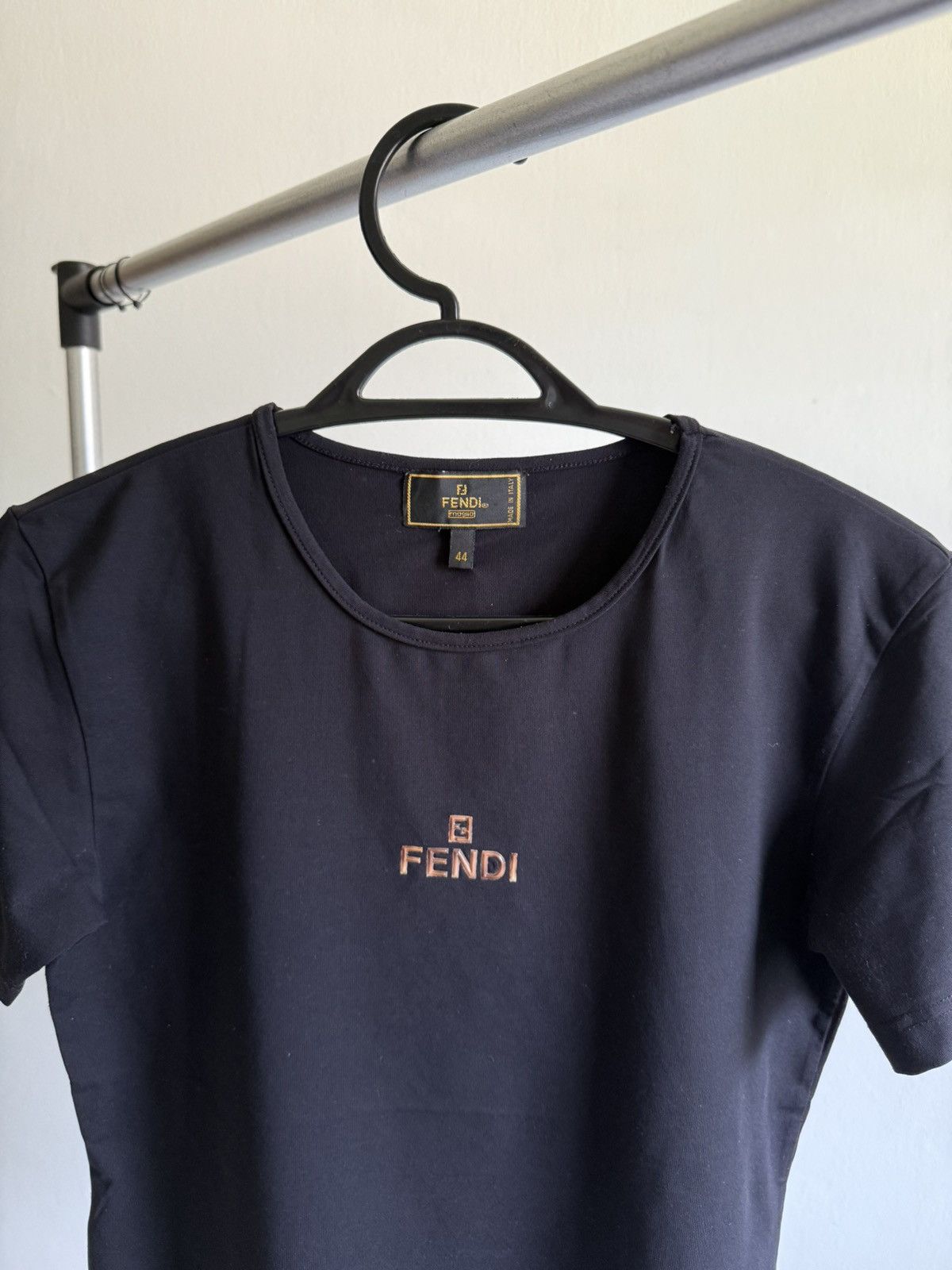 Fendi Fendi cotton jersey short sleeve shirt Size S / US 4 / IT 40 - 2 Thumbnail