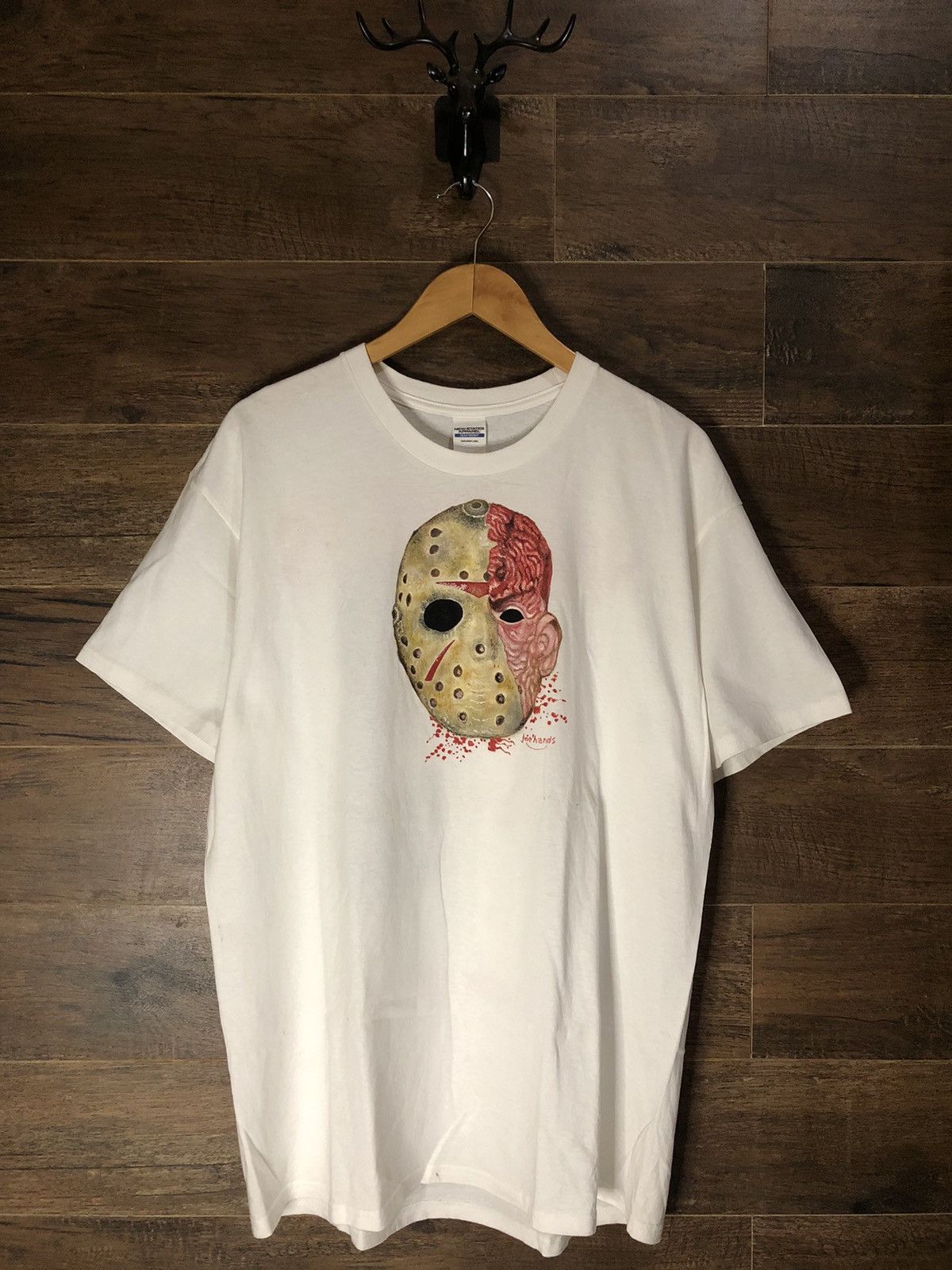 Other Friday The 13th JasonVoorhees Shirt Hand Drawn Custom 1 Of 1 Size US XL / EU 56 / 4 - 1 Thumbnail