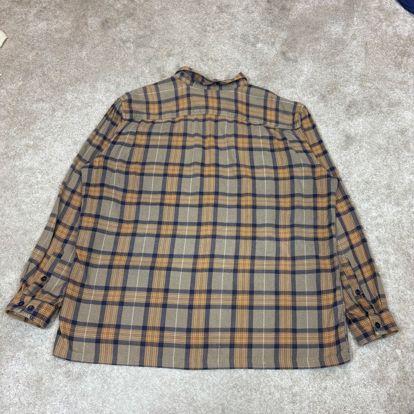 Patagonia Patagonia Long Sleeved Fjord Flannel Button Up Shirt 2XL Size US XXL / EU 58 / 5 - 3 Thumbnail