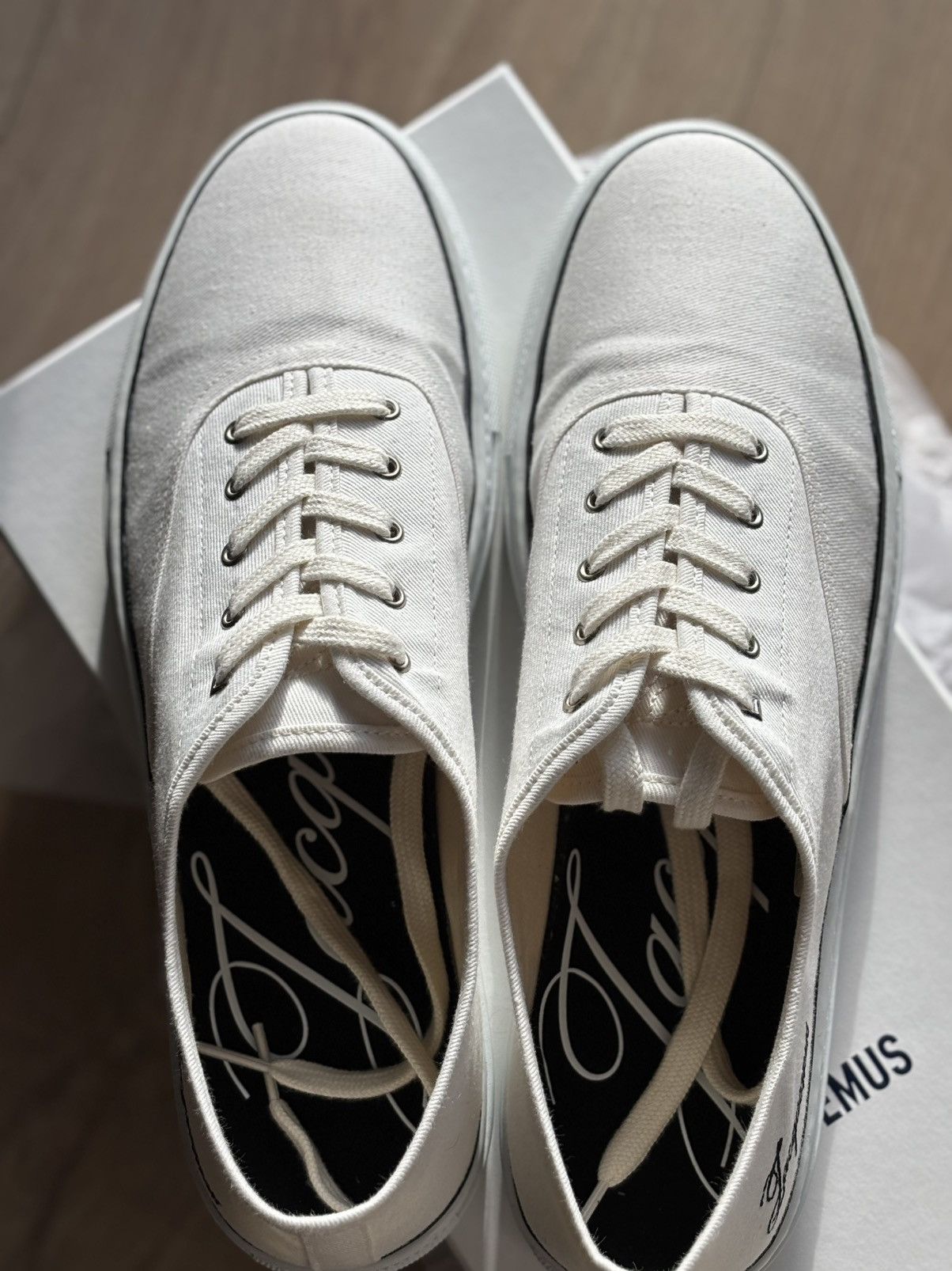 Jacquemus Jacquemus sneakers off white - Men - 44 size - 28 Size US 9.5 / EU 42-43 - 4 Thumbnail