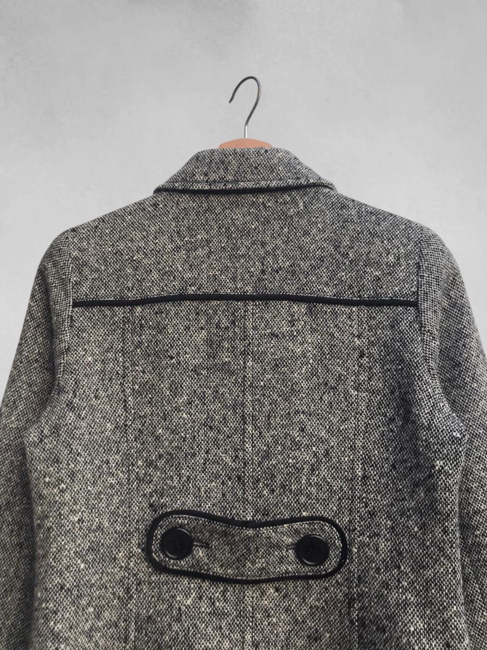 Courreges Courreges 21 Logo Button Tweed Coat Size S / US 4 / IT 40 - 9 Thumbnail