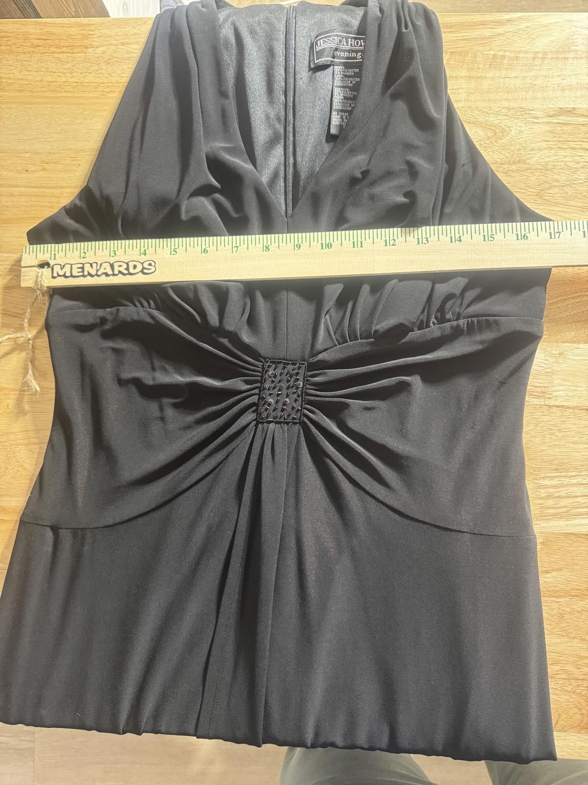 Designer Jessica Howard Black Sleeveless Dress Size M / US 6-8 / IT 42-44 - 1 Thumbnail