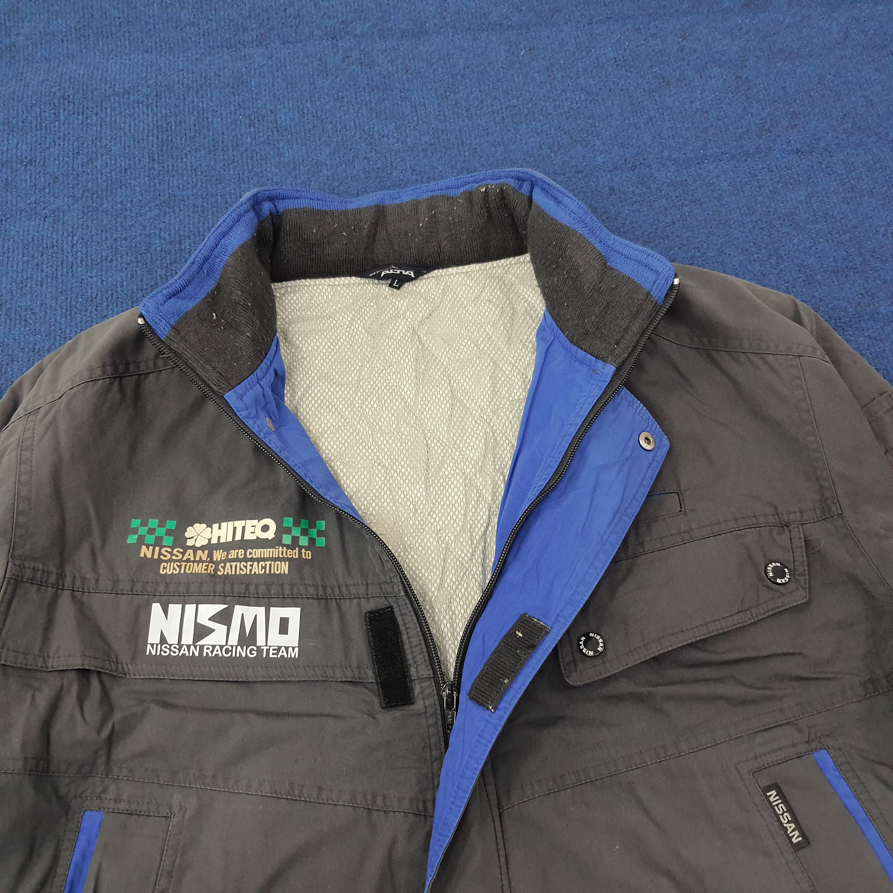 Japanese Brand Vintage NISSAN Racing Jacket Custom Logo Jacket C254N23 Size US L / EU 52-54 / 3 - 6 Thumbnail