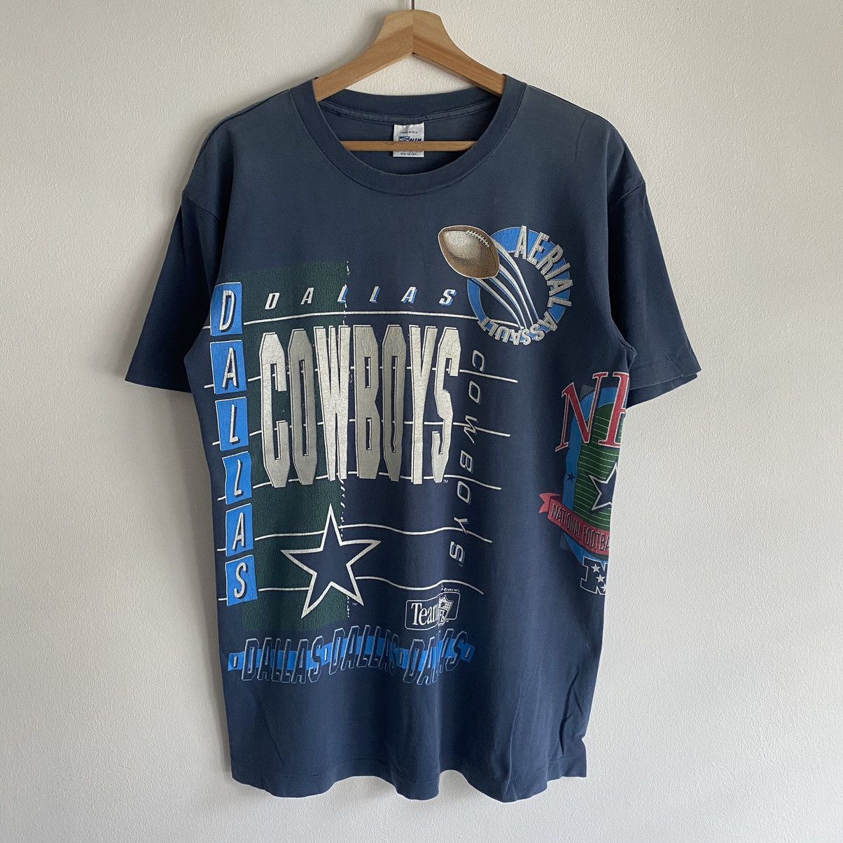 NFL × Salem Sportswear × Vintage Vintage NFL Dallas Cowboys Wrap Around Print Size US L / EU 52-54 / 3 - 1 Thumbnail