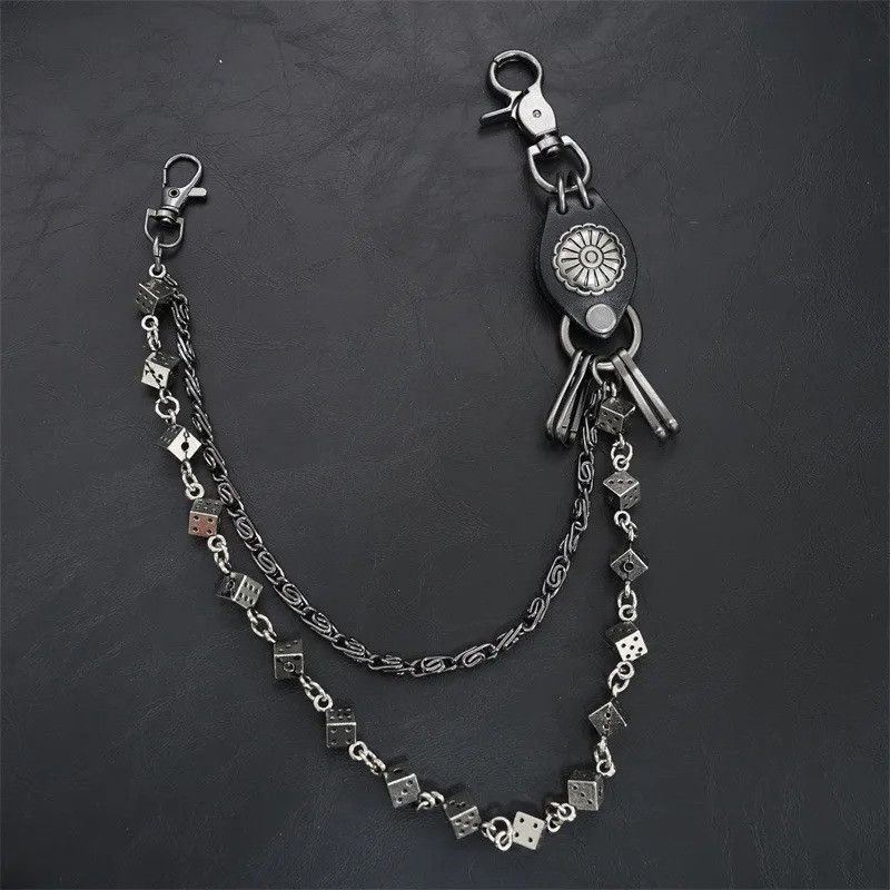 Japanese Brand × Vintage 2025 Vintage Long Rock Trousers Chain Size ONE SIZE - 3 Thumbnail