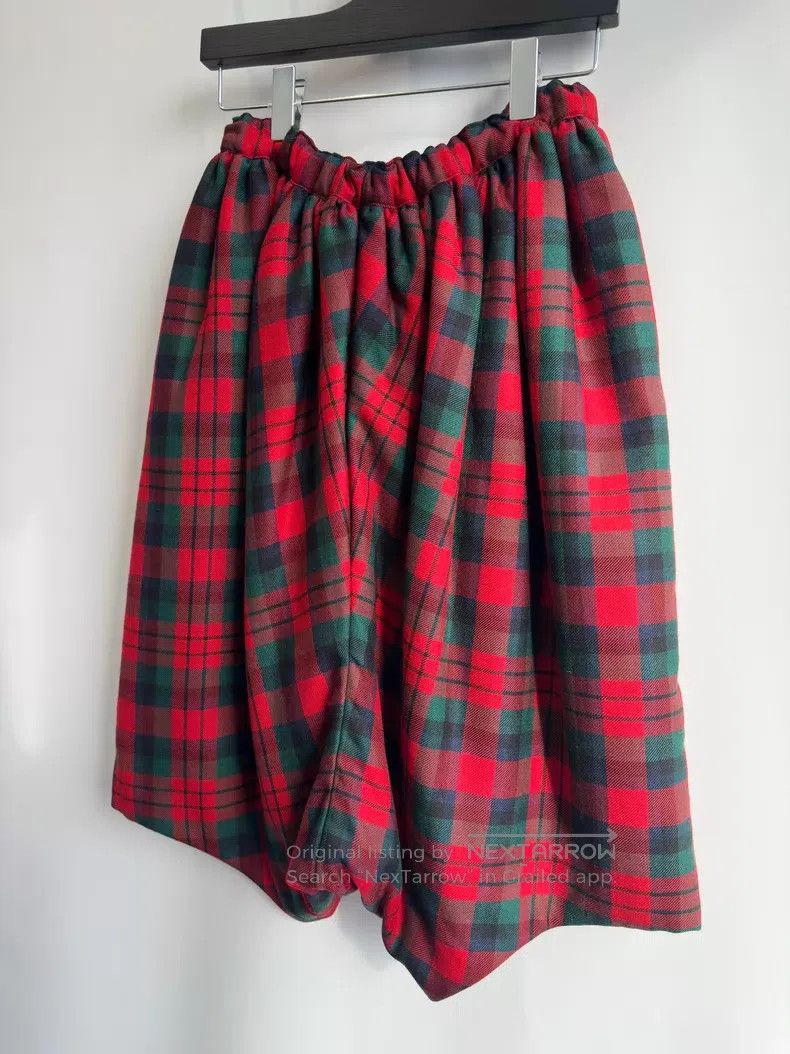 Comme des Garcons Comme des Garcons Size XS Plaid Pants Red Winter Cotton-Pa Size 23" - 5 Thumbnail
