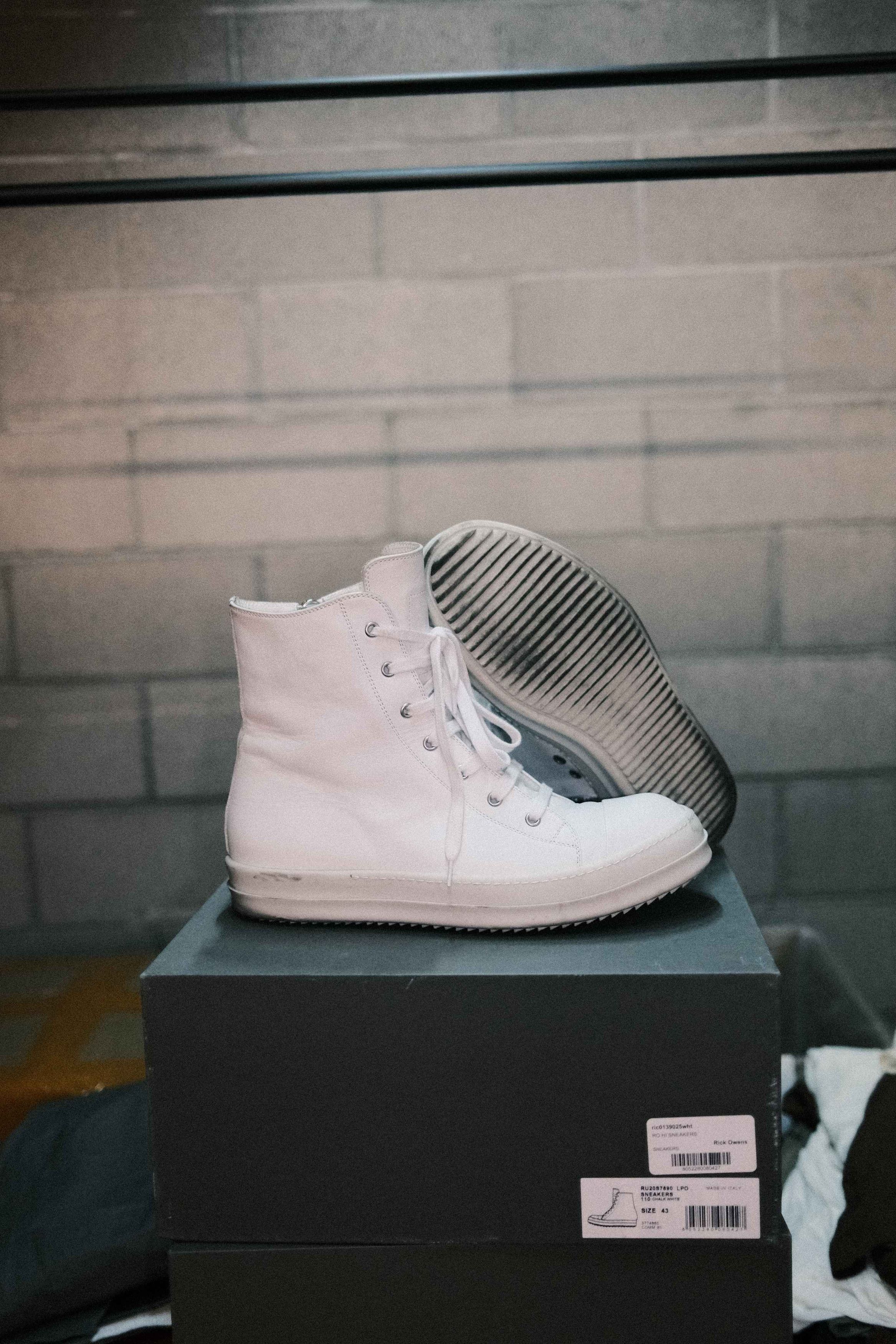 Rick Owens Rick Owens Amethyst Ramone Sneakers Size 43/US 10 | Grailed