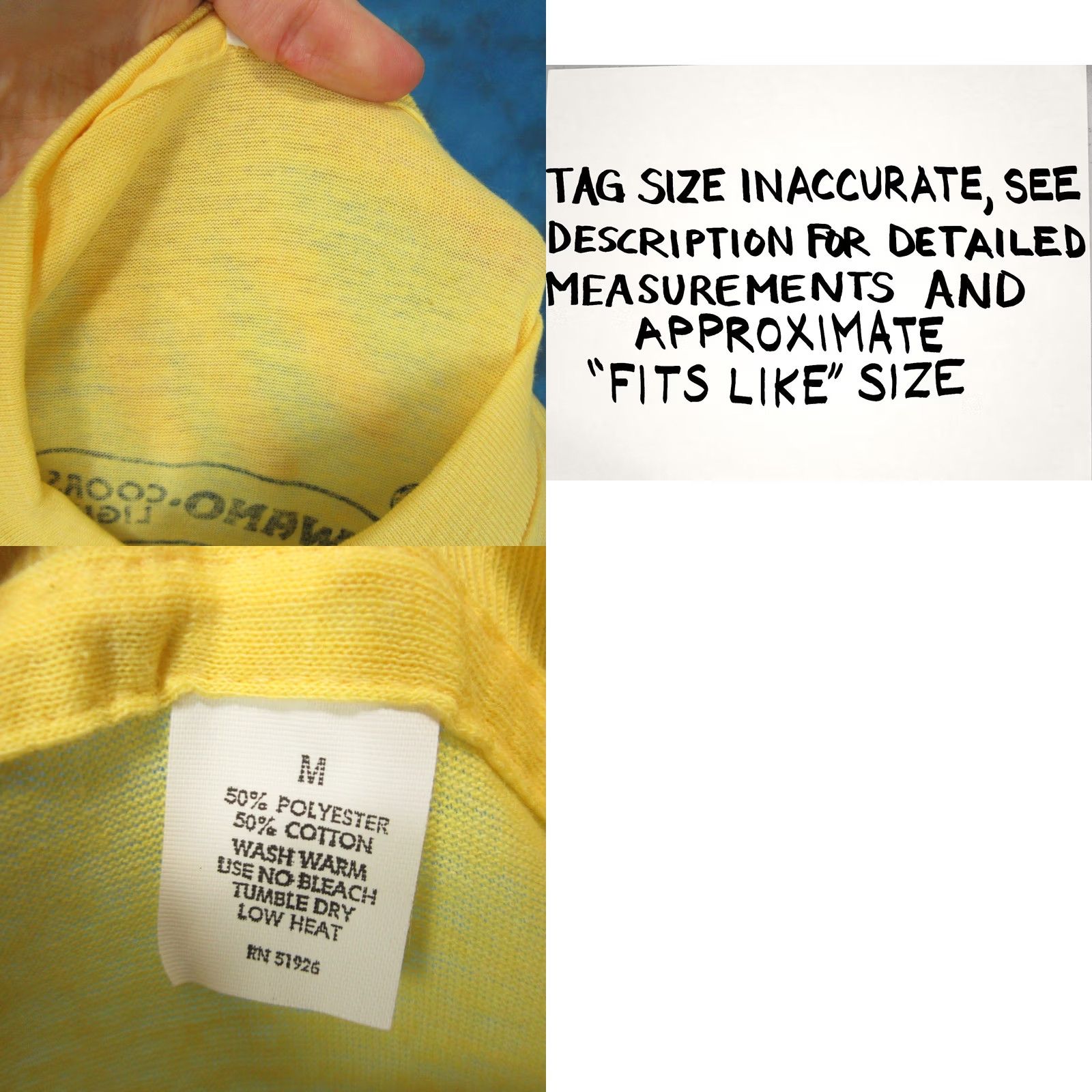 Vintage VINTAGE Coors Light T-Shirt XS Mens 80s 90s Yellow Crew Neck Short Sleeve Deadstock Unwashed Vintage Condition Size US XS / EU 42 / 0 - 8 Thumbnail