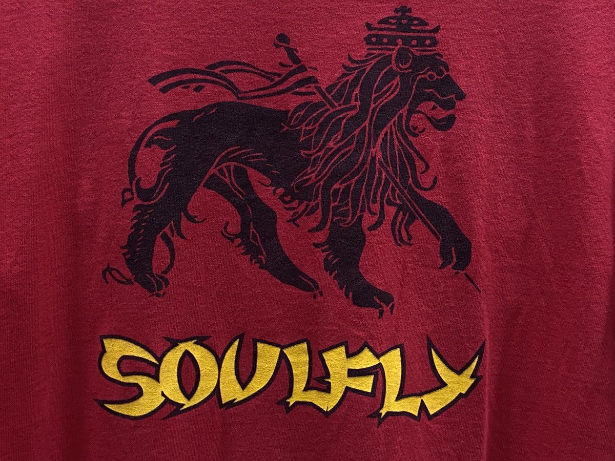 Band Tees × Vintage Vintage Y2K 00s SOULFLY Thrash Death Metal rock tour T-Shirt Size US M / EU 48-50 / 2 - 4 Thumbnail