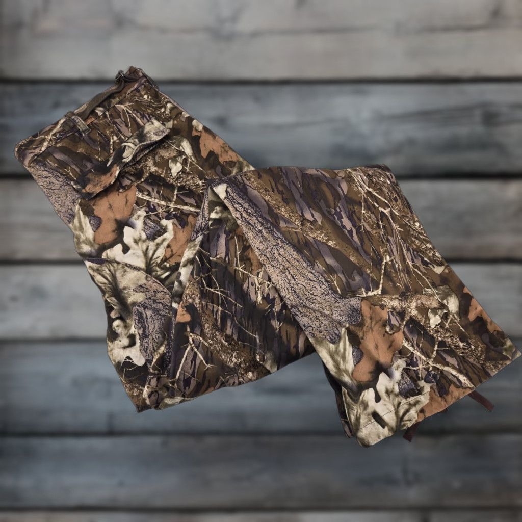 Vintage VINTAGE Master Sportsman Cargo Pants Mens L Mossy Oak Camouflage Polyester Size US 33 - 1 Thumbnail
