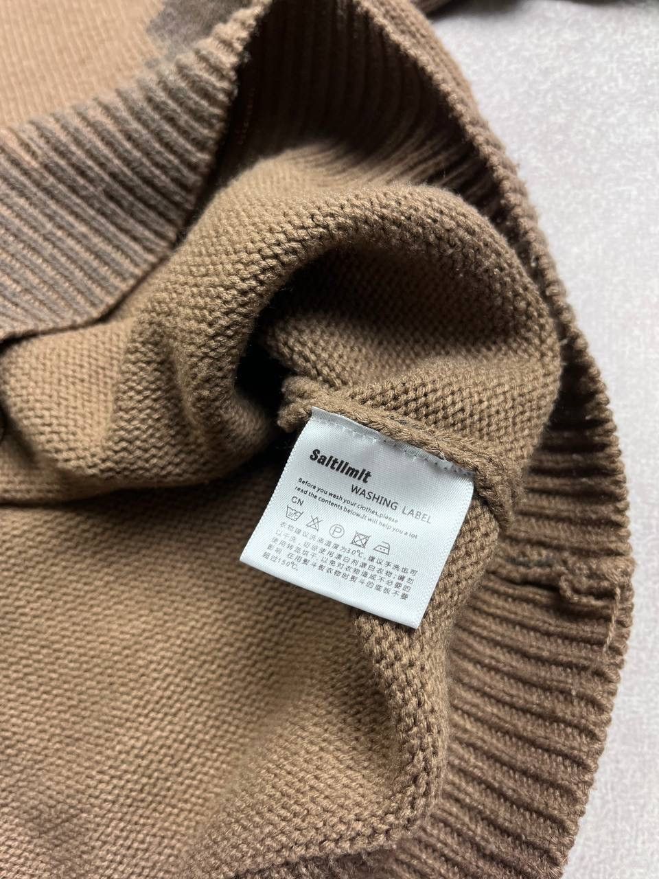 Japanese Brand × Vintage Vintage Avantgarde Y2K Japanese Art Knit Sweater Y2K L Size US L / EU 52-54 / 3 - 5 Thumbnail
