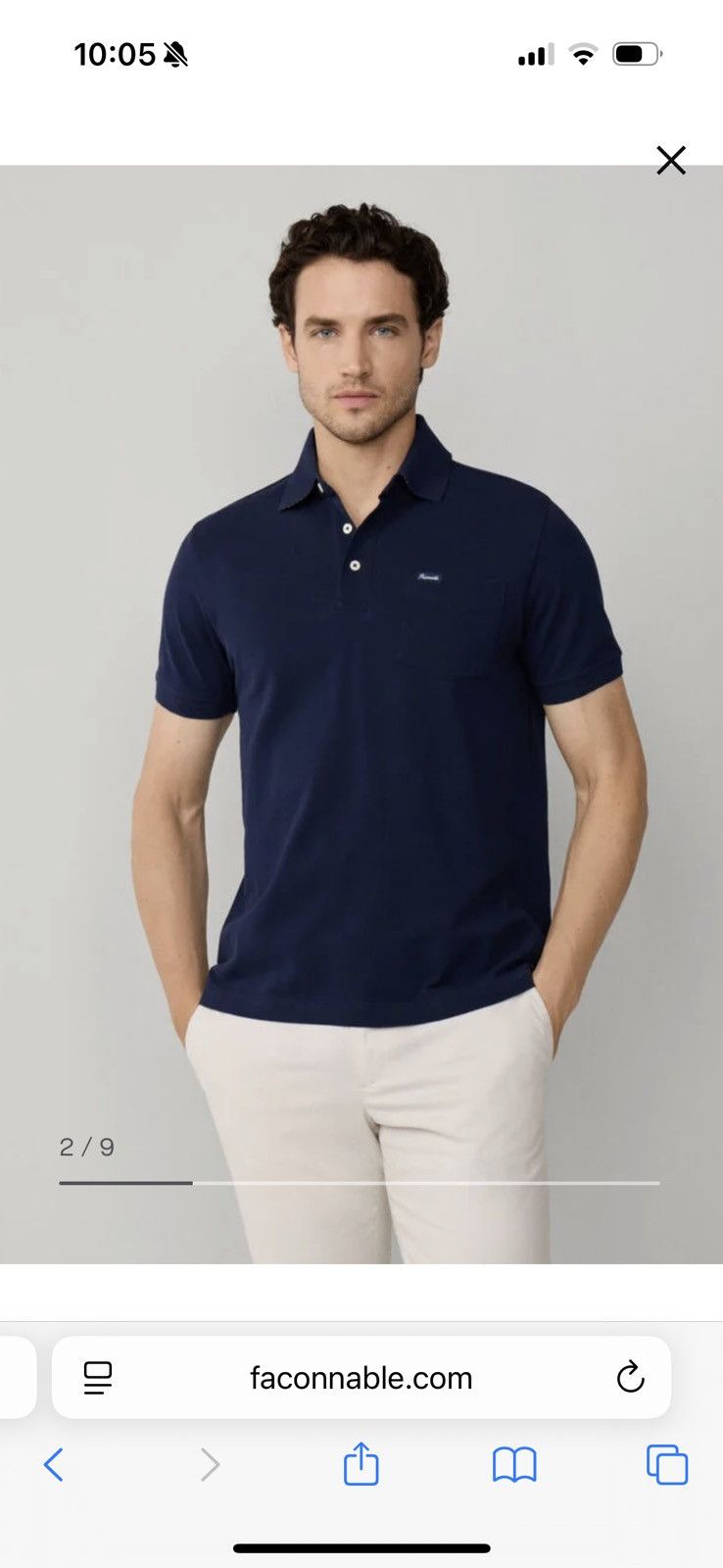 Faconnable Faconnable Short Sleeve Pocket Polo Shirt Size US L / EU 52-54 / 3 - 6 Thumbnail