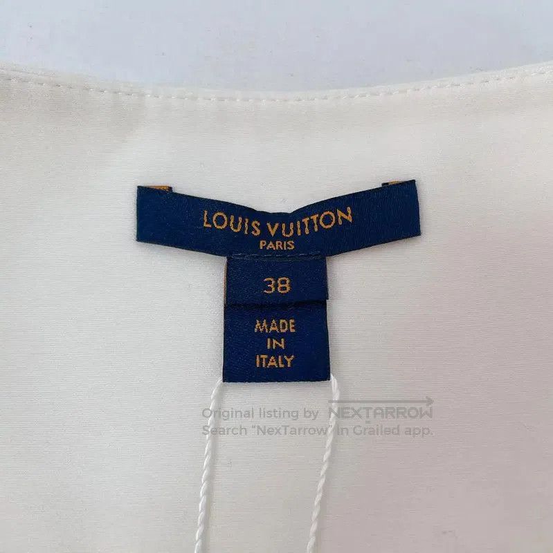 Louis Vuitton Louis Vuitton Women's White Wool A. Size 27" / US 4 / IT 40 - 6 Thumbnail