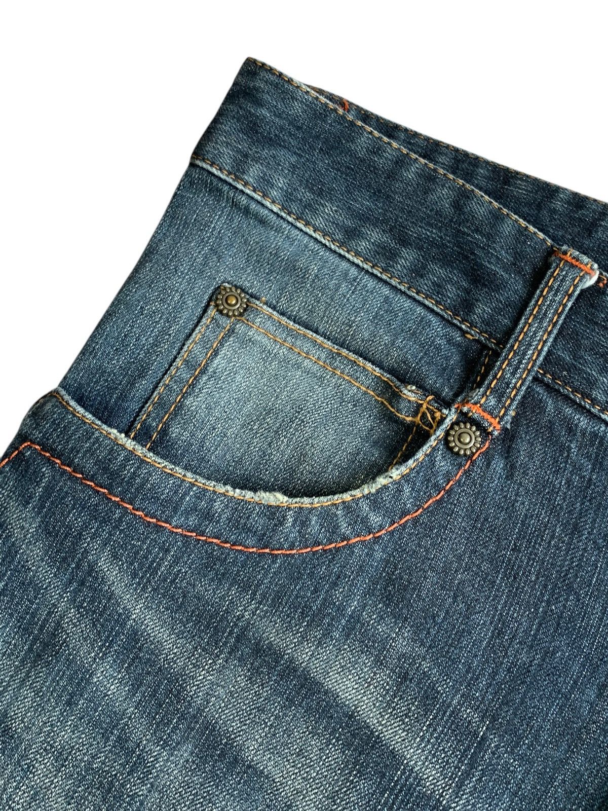 Obelisk Obelisk Archive Edo Black Flared Indigo Mudwash Denim Size US 32 / EU 48 - 12 Thumbnail
