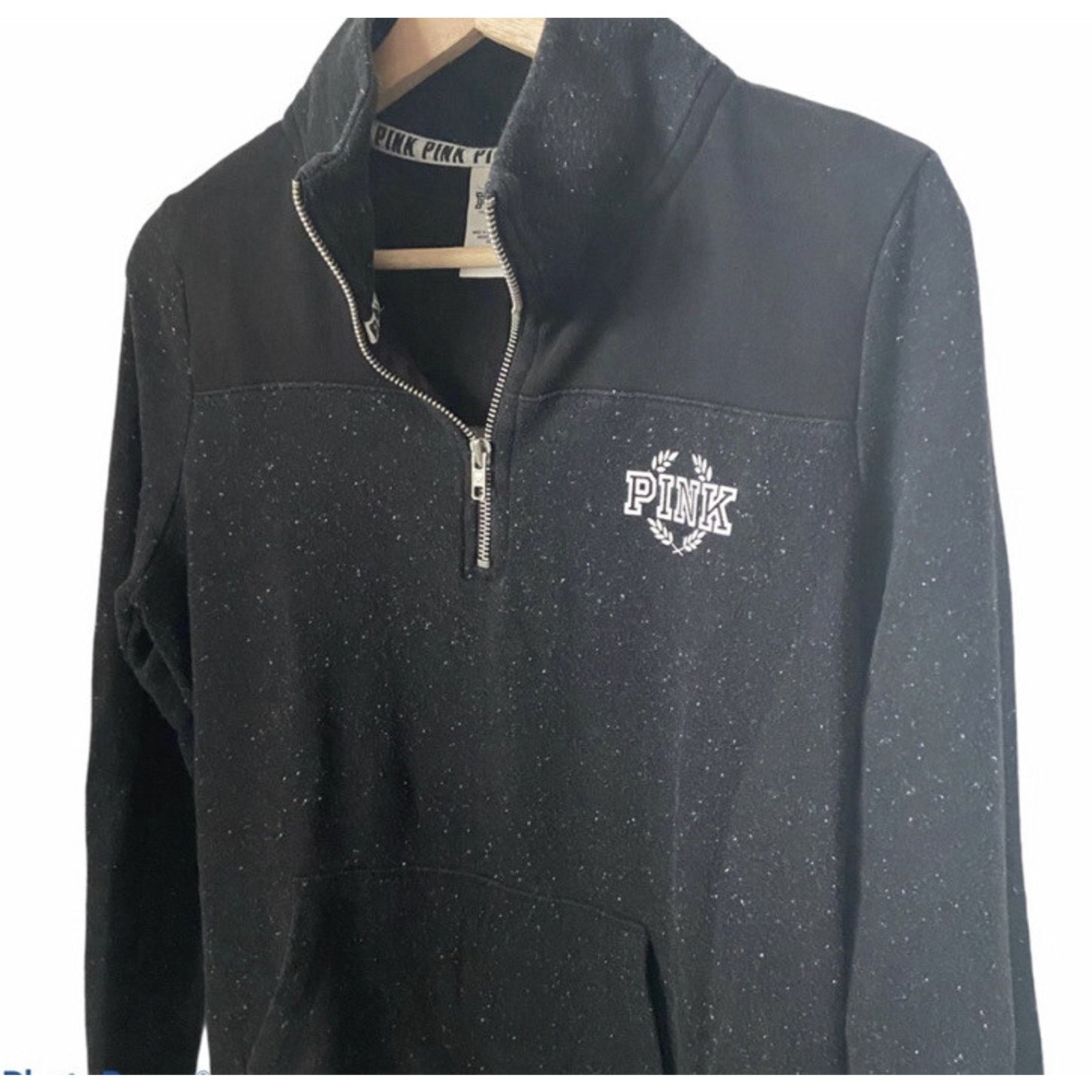 Victoria's Secret PINK Victorias Secret Sweater Zip Fleece Lounge Casual Size S / US 4 / IT 40 - 1 Thumbnail