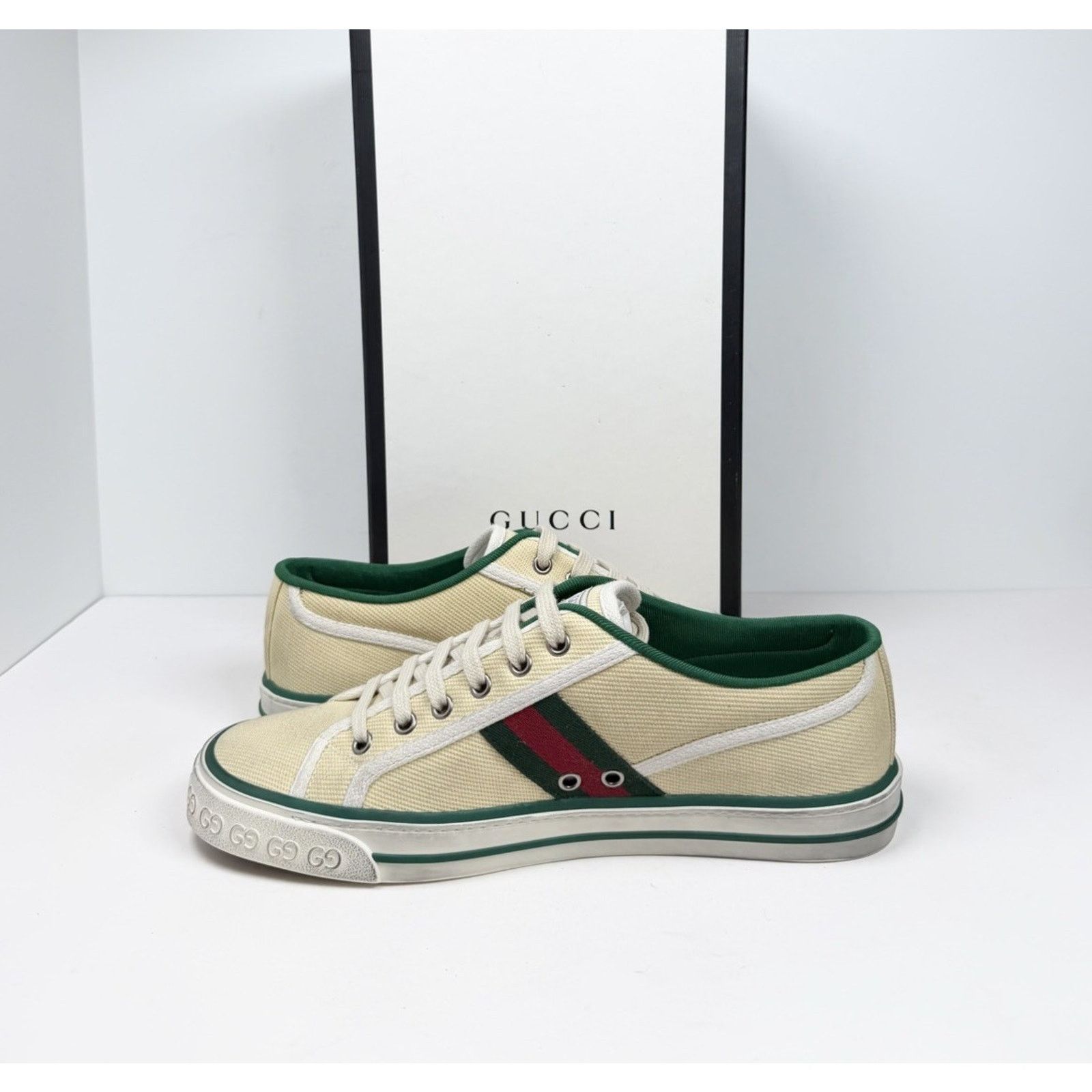 Gucci Size 8G/8.5US - Gucci Tennis 1977 Distressed NEW Size US 8.5 / EU 41-42 - 6 Thumbnail