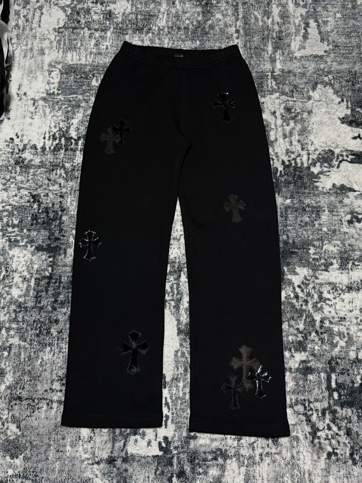 Chrome Hearts Chrome Hearts Cross Patch Sweatpants Size US 28 / EU 44 - 2 Thumbnail