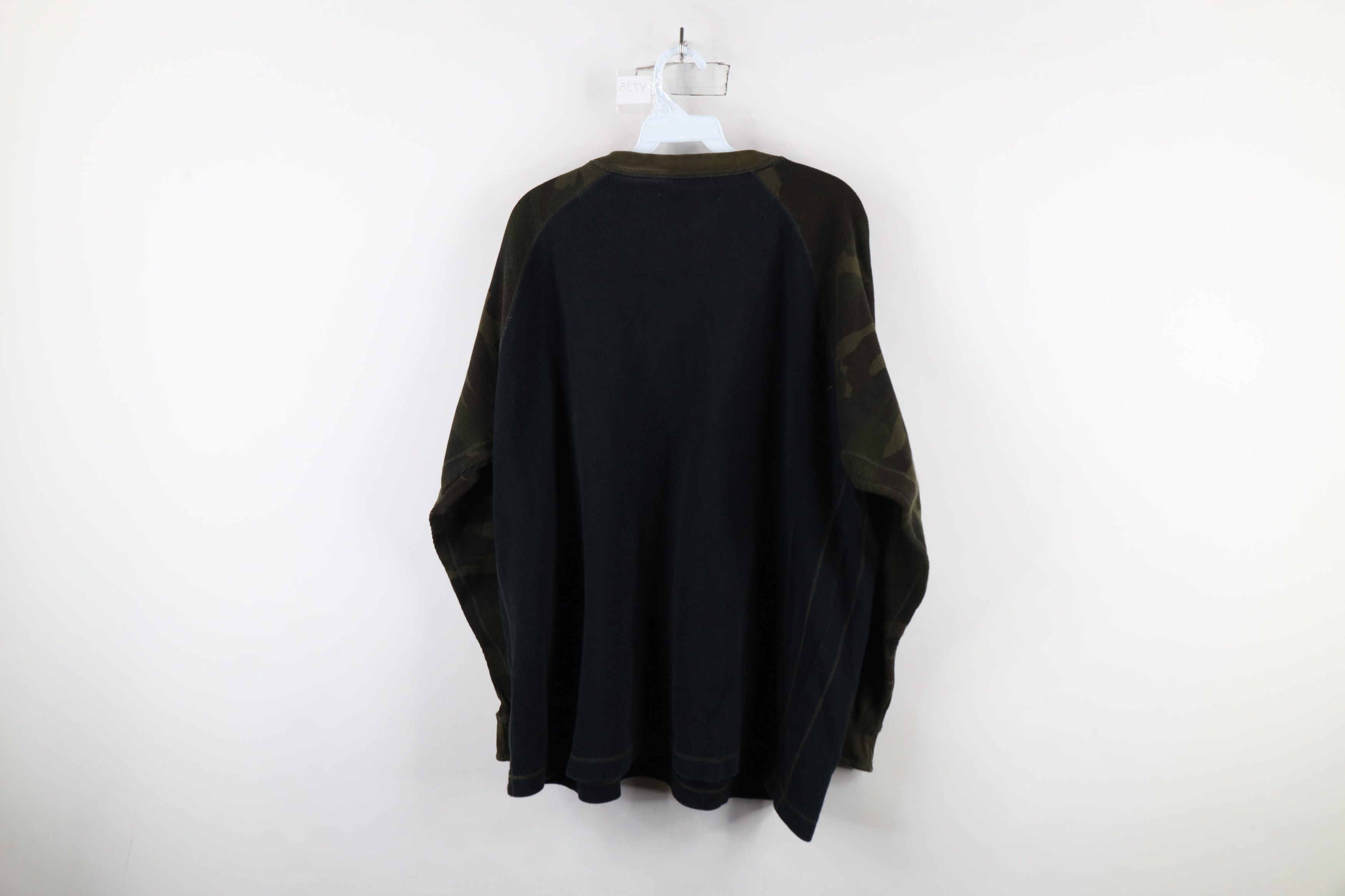 Vintage Vintage 90s Streetwear Waffle Knit Long Sleeve T-Shirt Size US XL / EU 56 / 4 - 8 Thumbnail